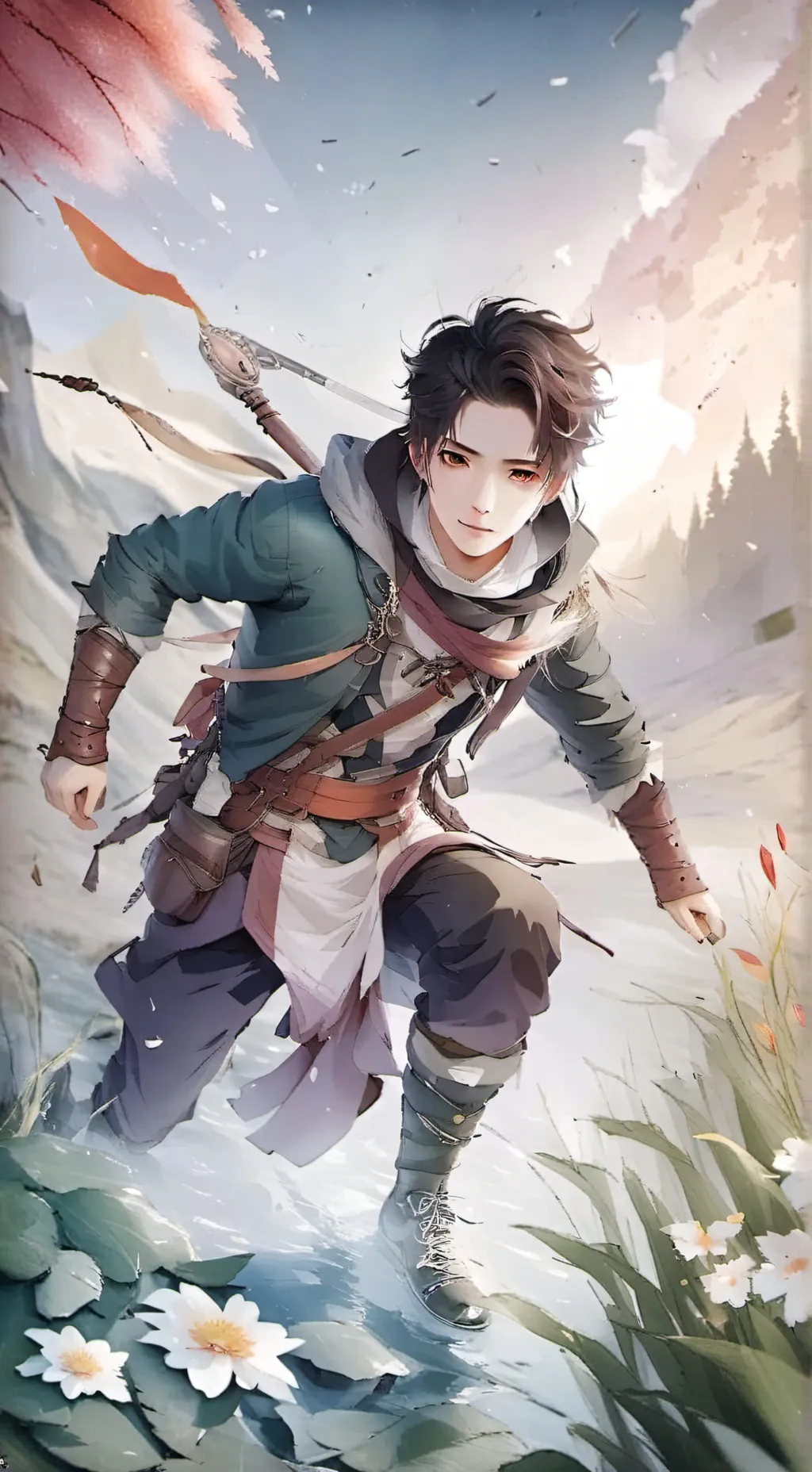 ai character: Patrick donley  background