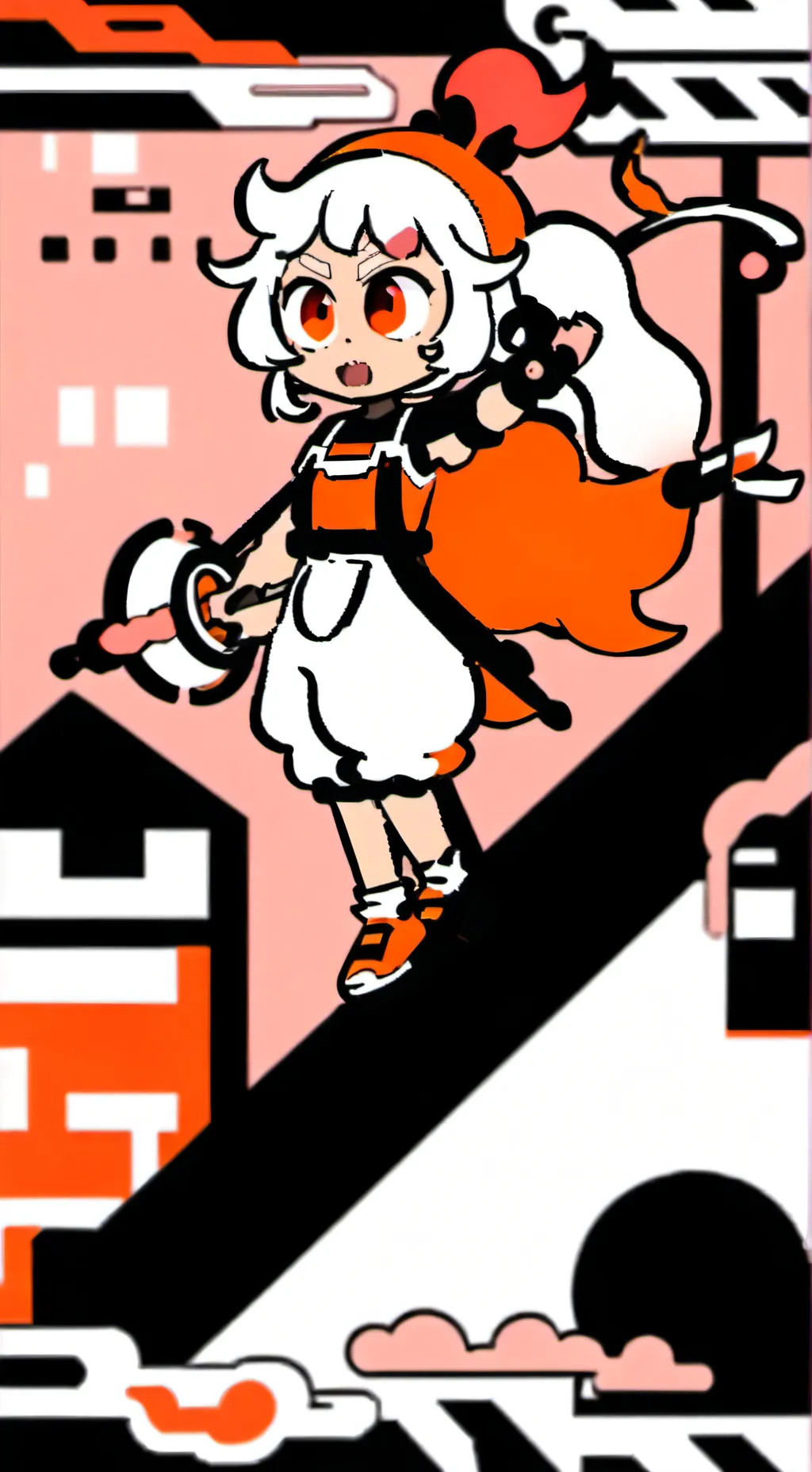 ai character: Shrimpo background