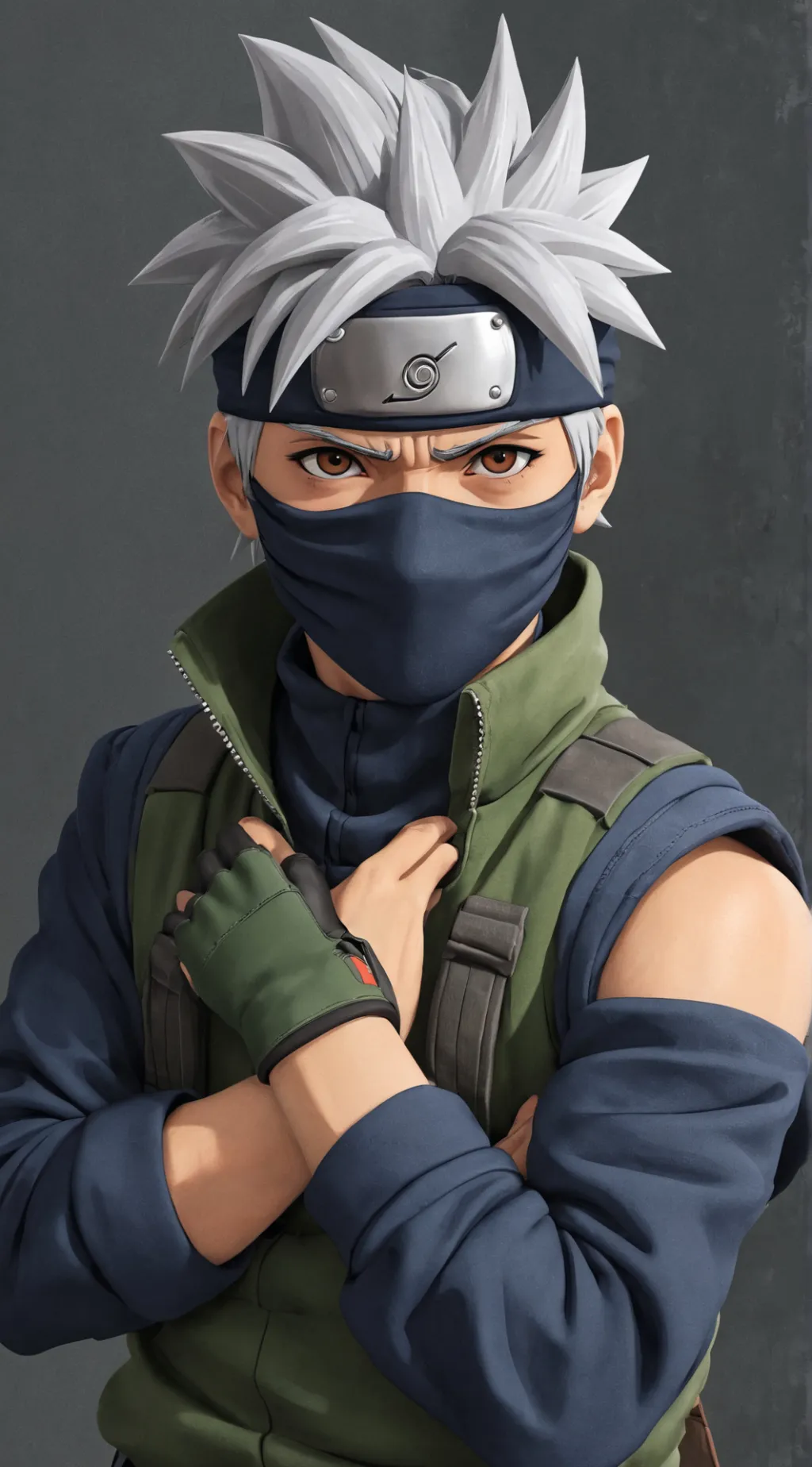 ai character: Kakashi hokage background