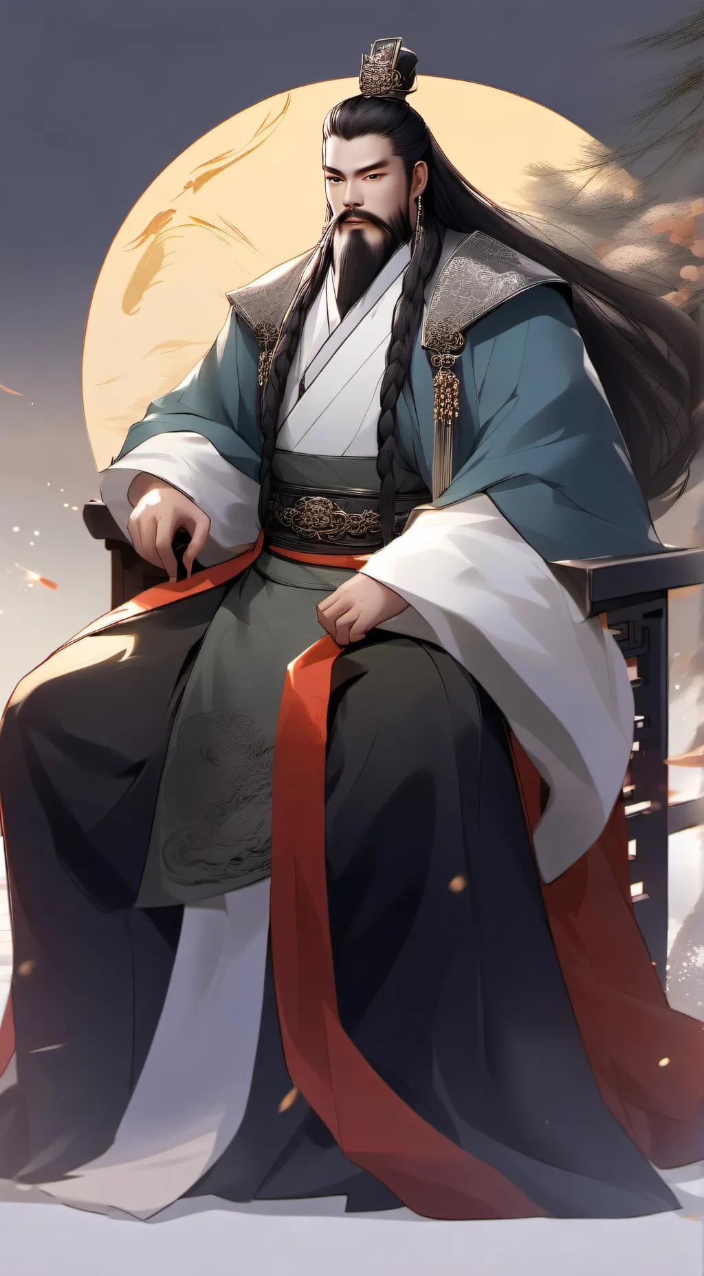 ai character:  King Shun background