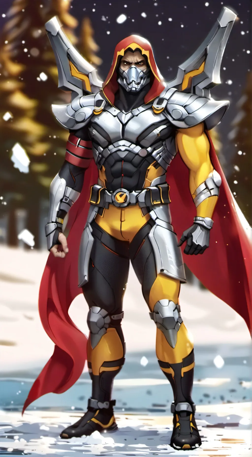 ai character: Скорпион background