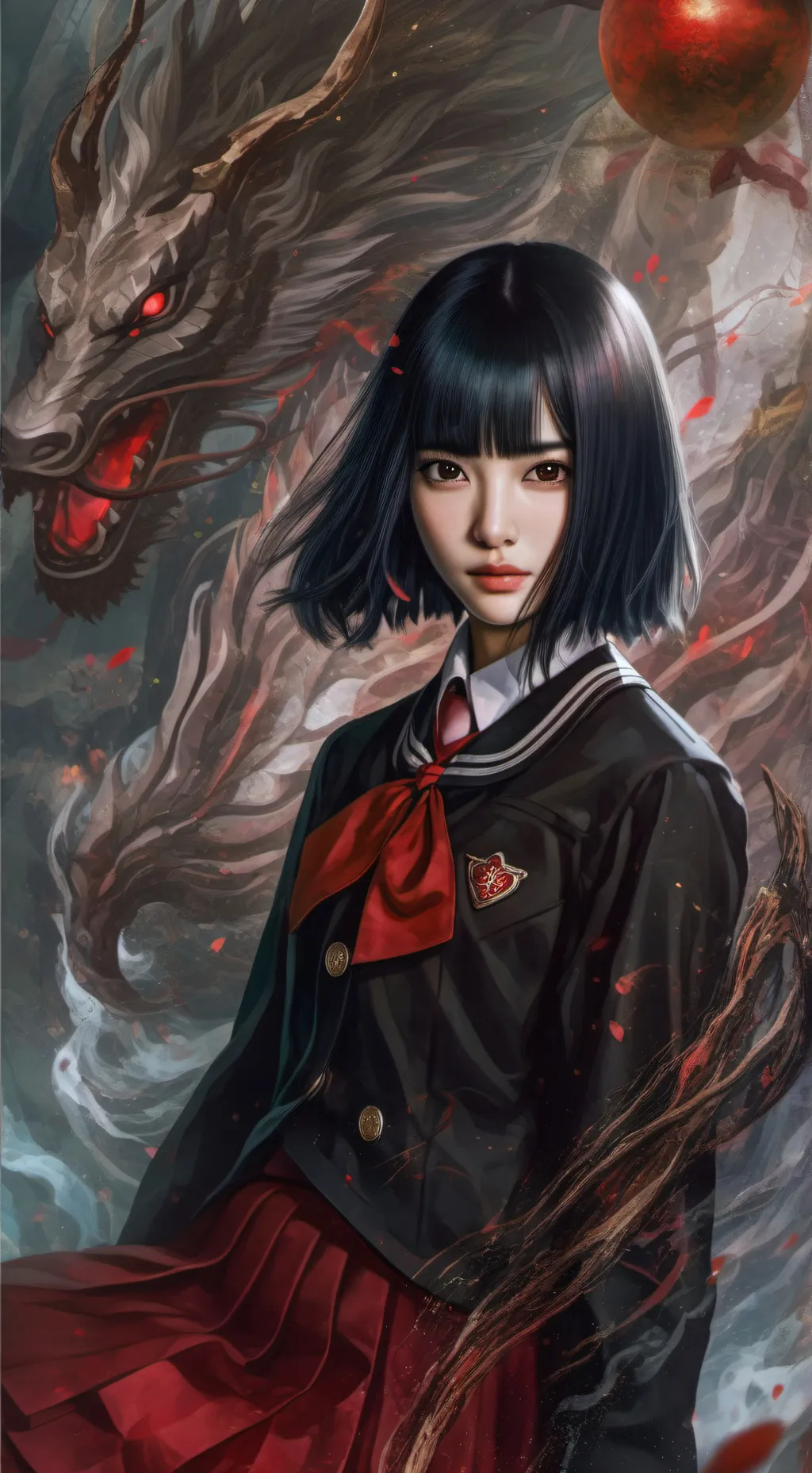 ai character: Syke Ayame background