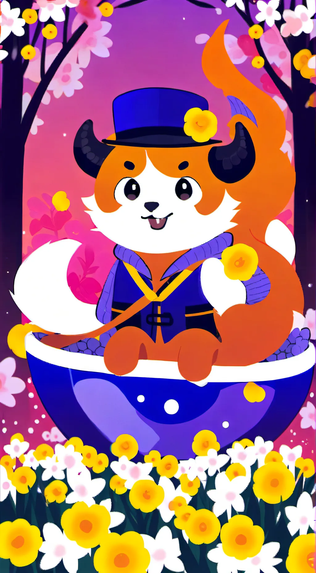 ai character: Rip catnap background