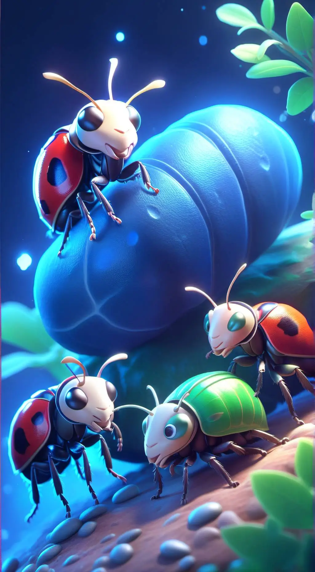 ai character: Dandy's Grassland background