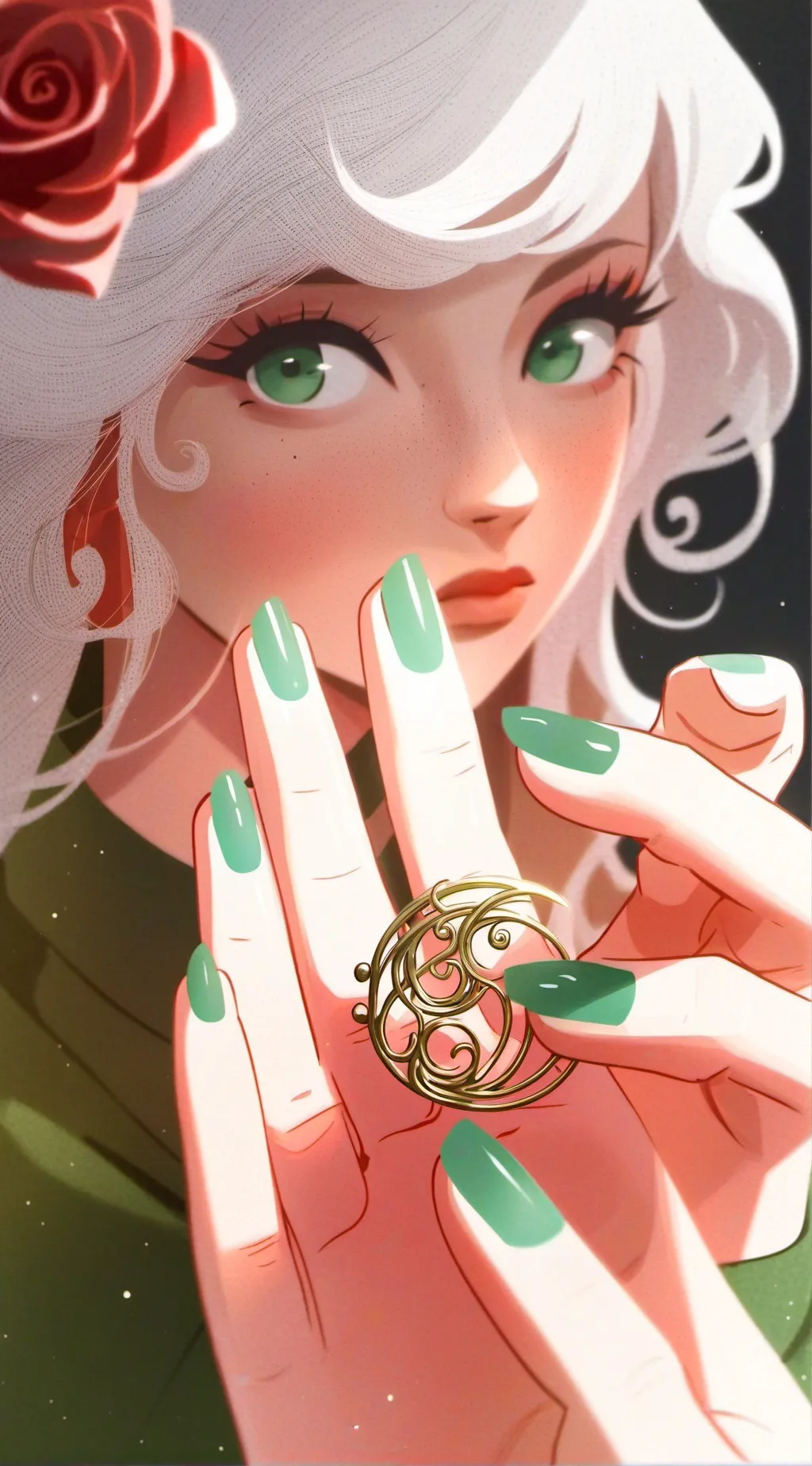 ai character: lenna anley background