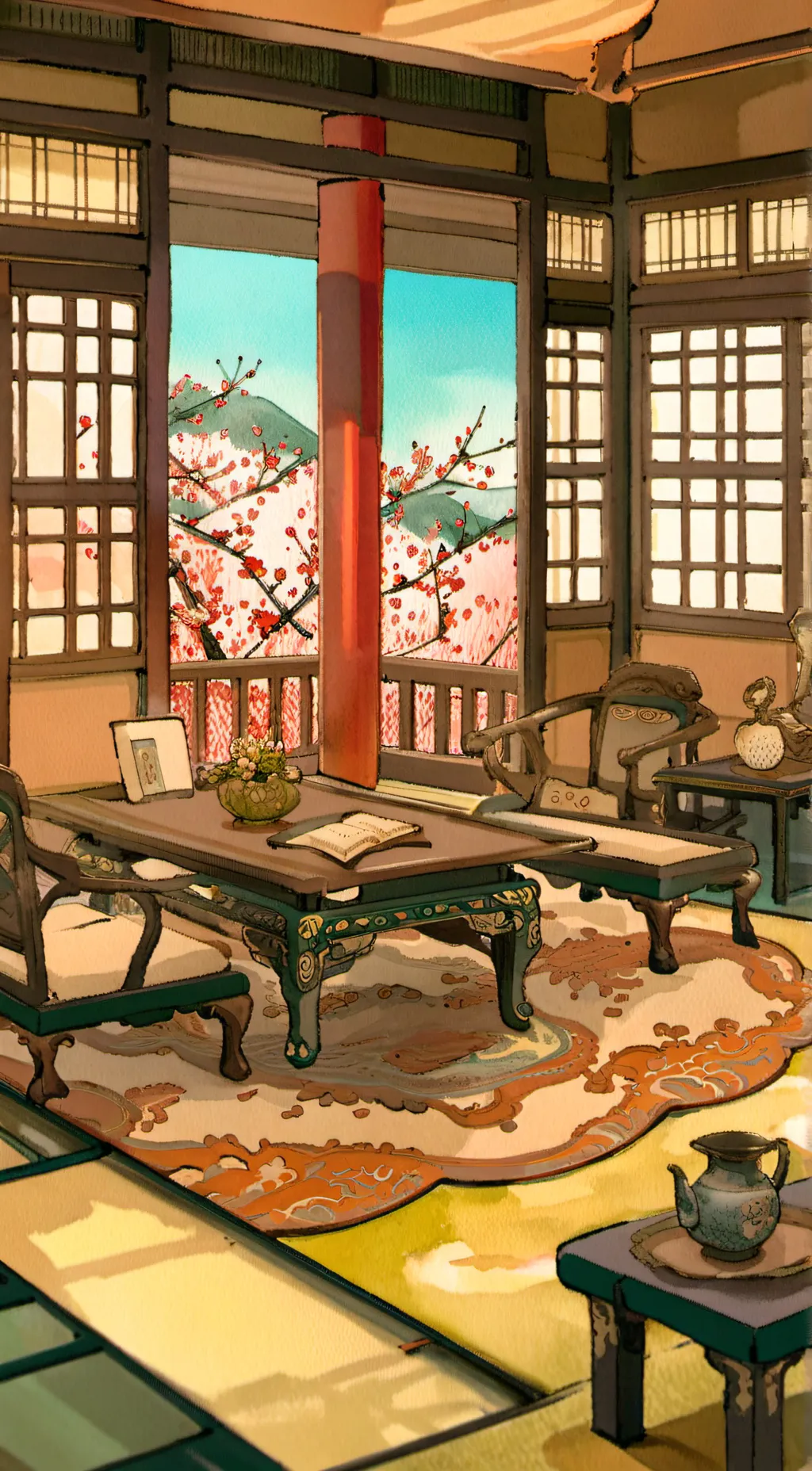 ai character: kny  background