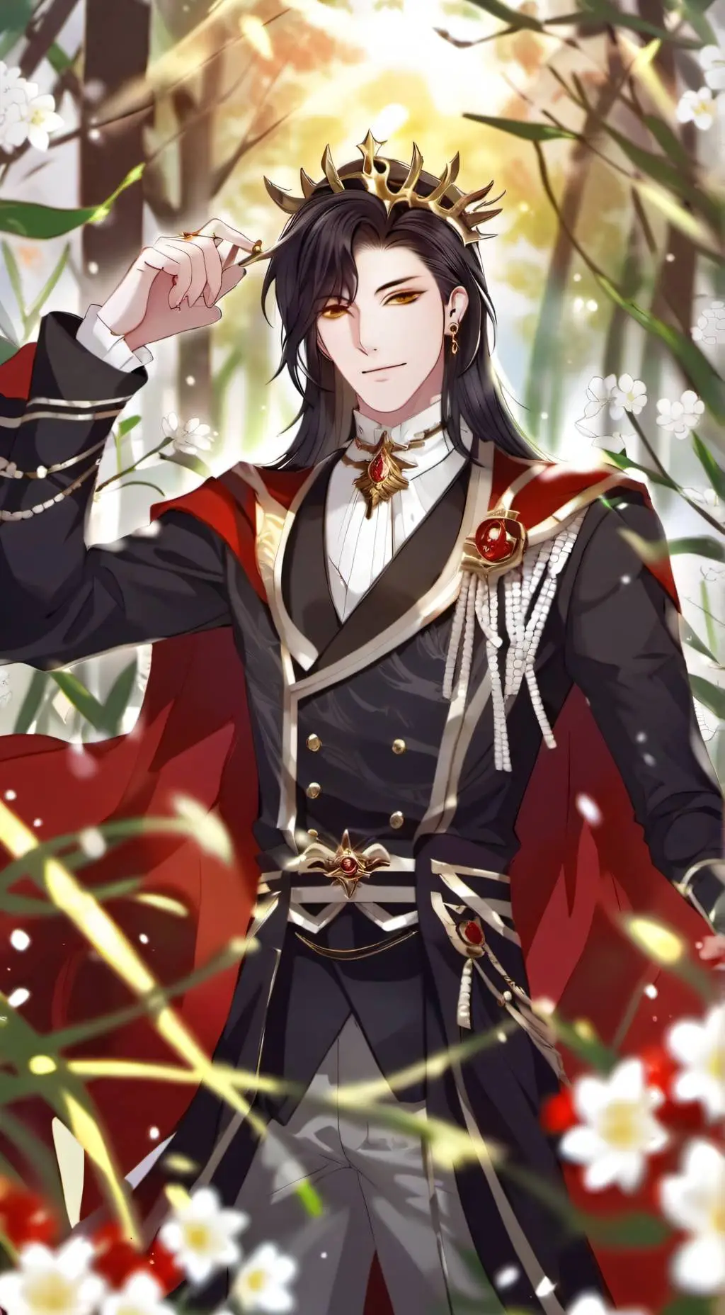 ai character: king darkness background