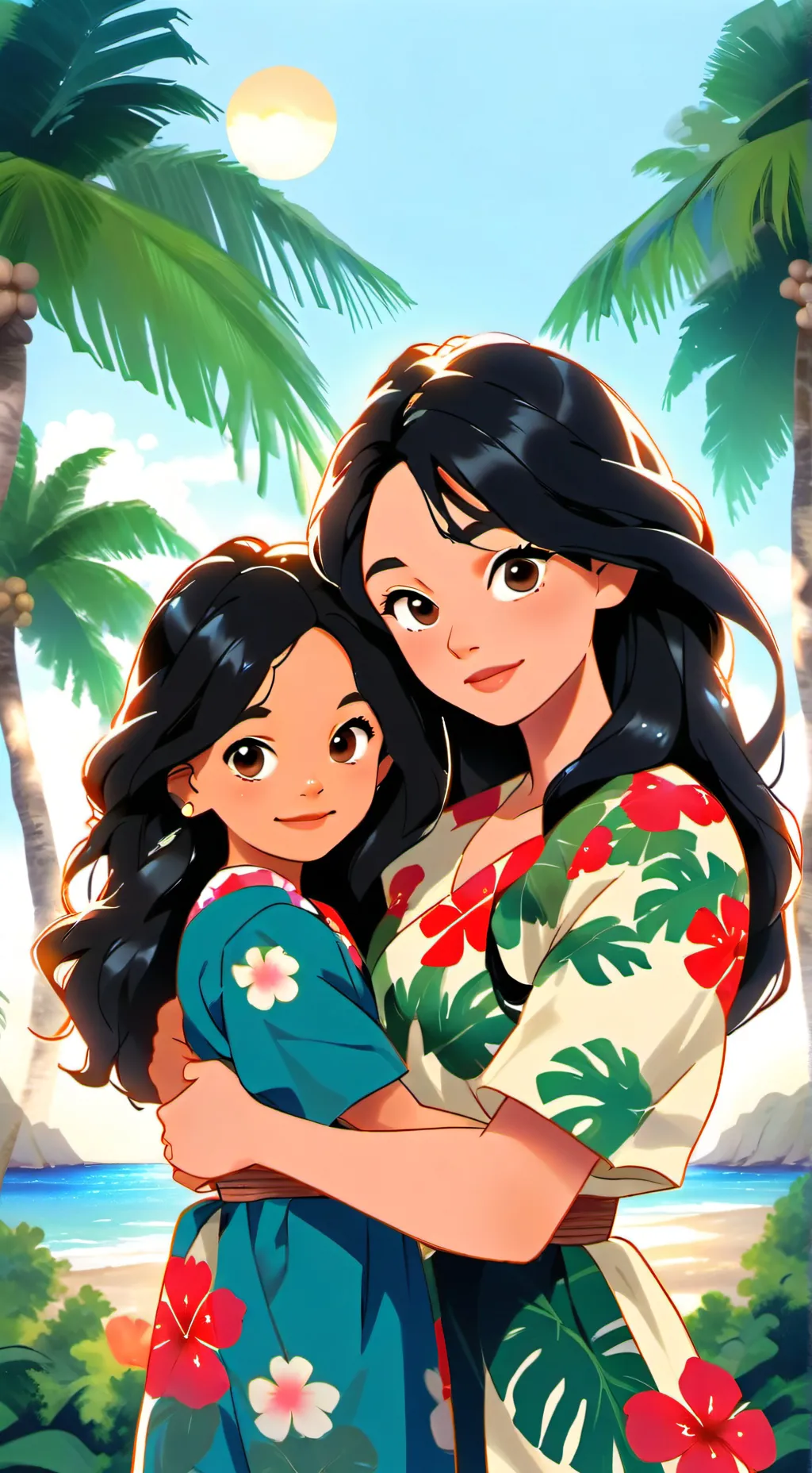 ai character: nani zoie  background