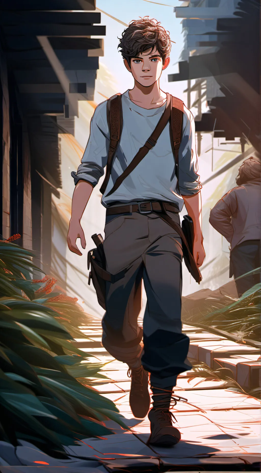 ai character: Newt TMR background