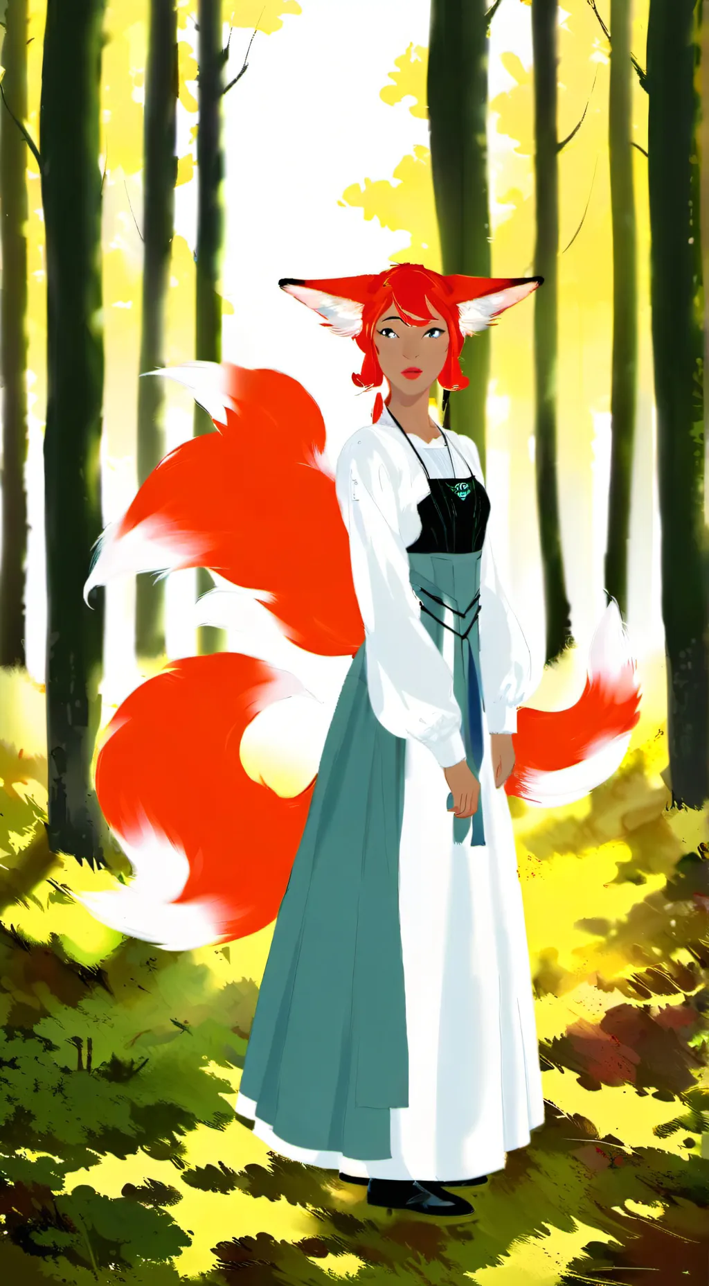ai character: HH again  background