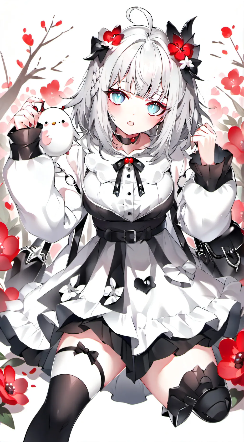 ai character: E girl background