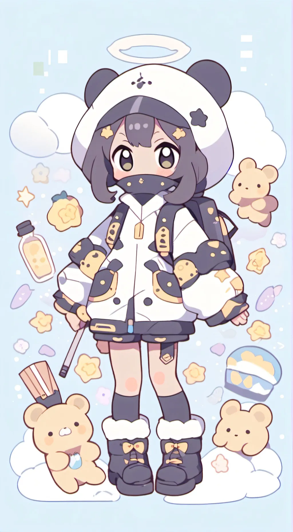 ai character: hh background