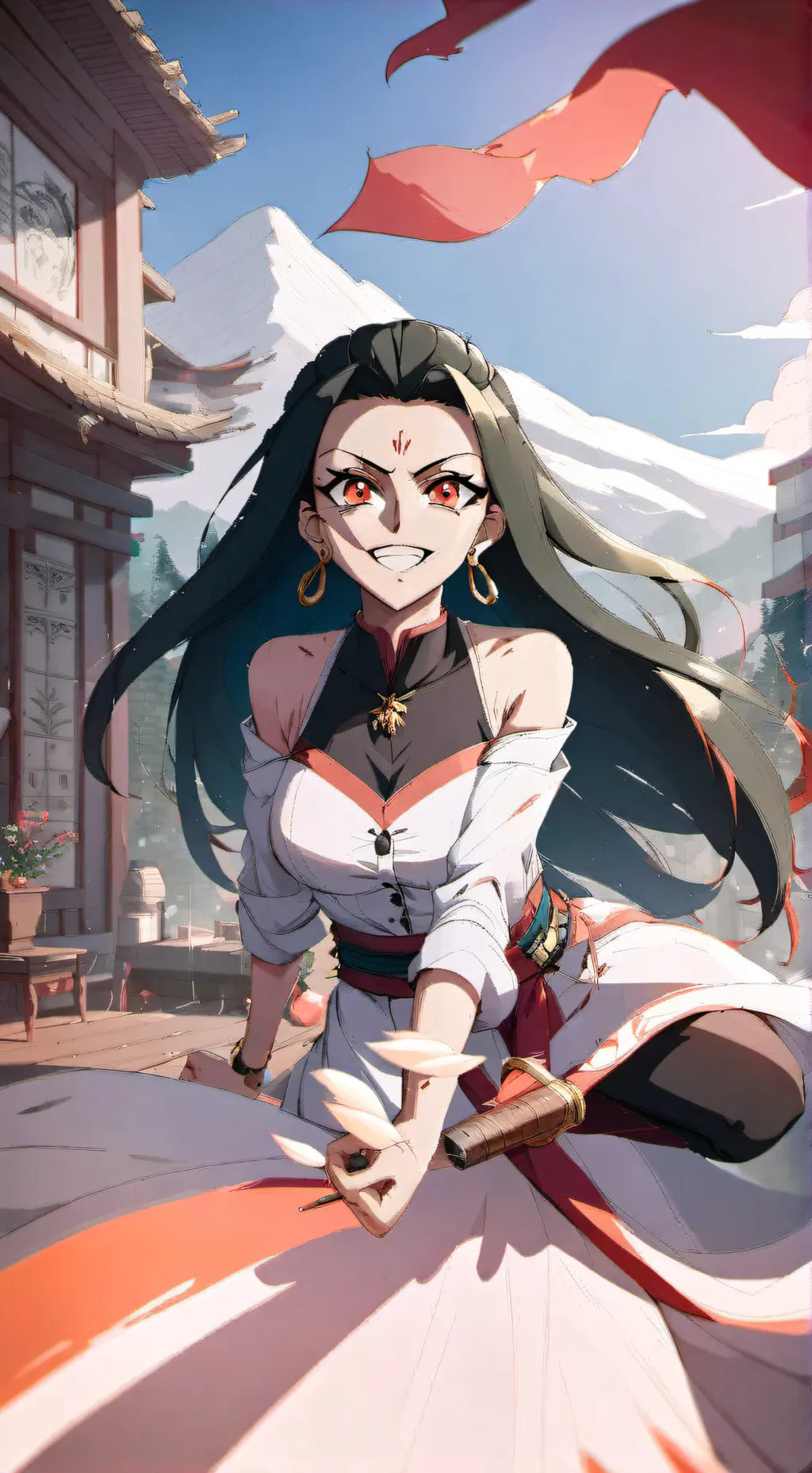 ai character: Daki background