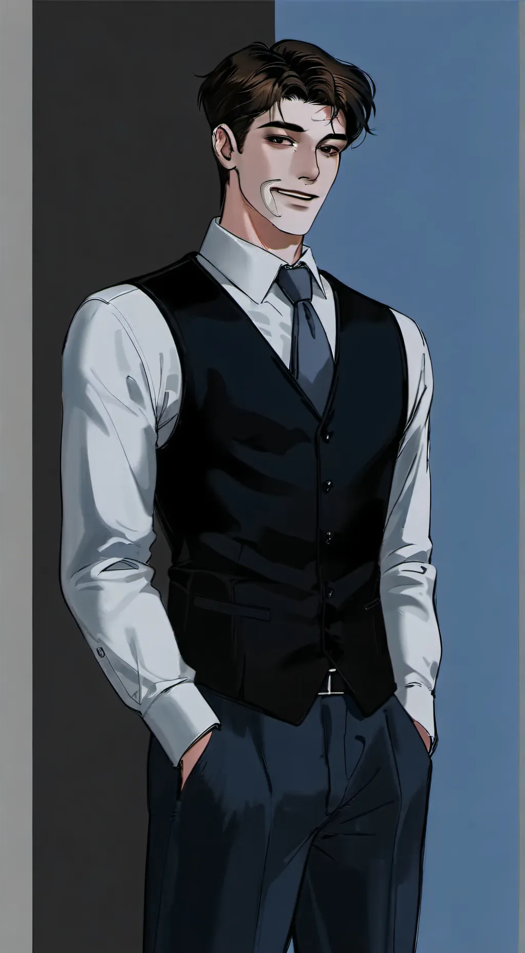 ai character: Афтон В. background