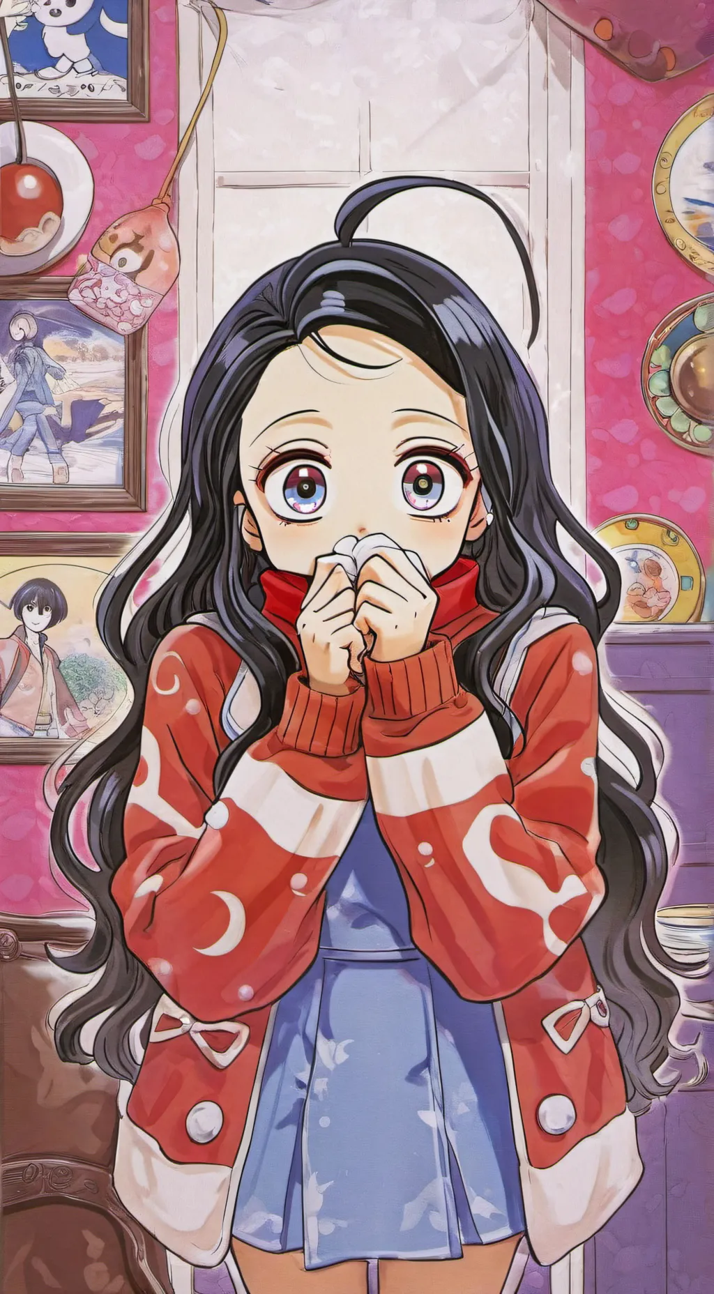 ai character: nezuko background