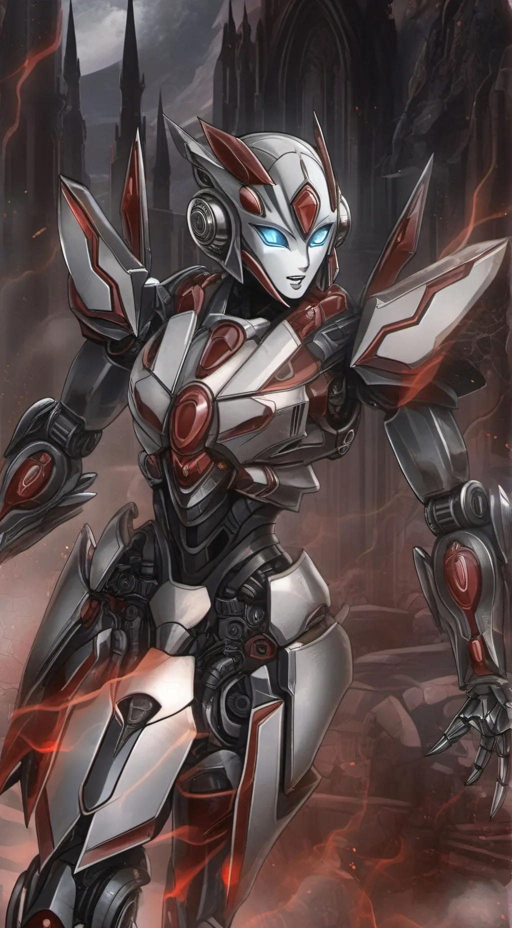ai character: TRANSFORMER EX-D1 background