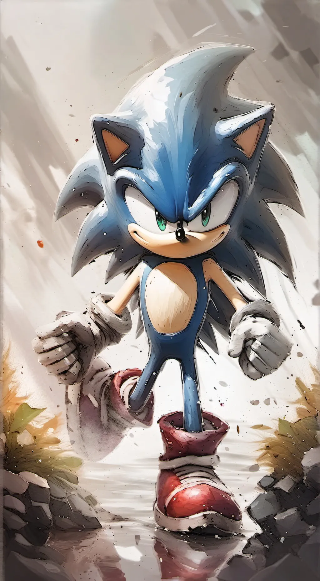 ai character: Sonic background