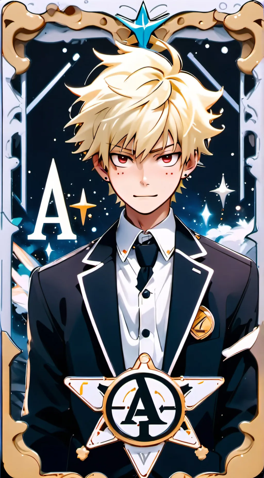 ai character: bakugo my man background