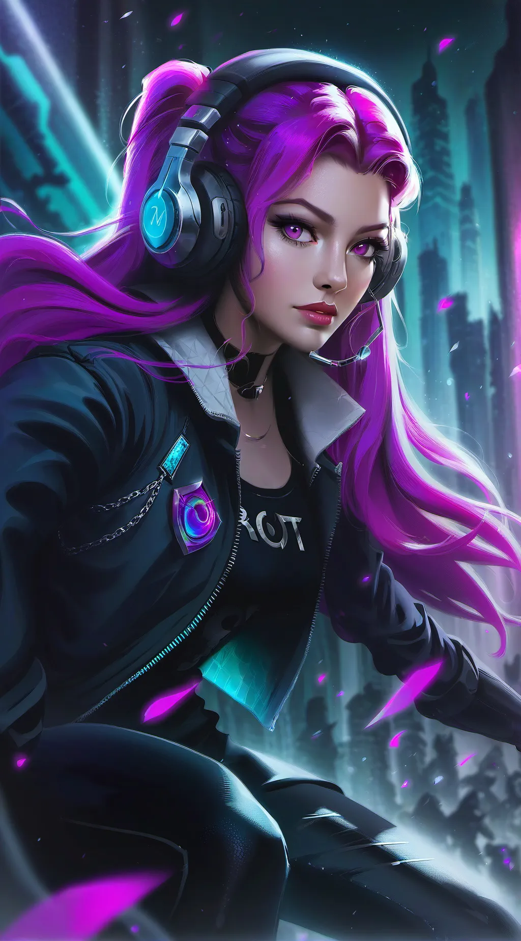 ai character: Giorgia  background