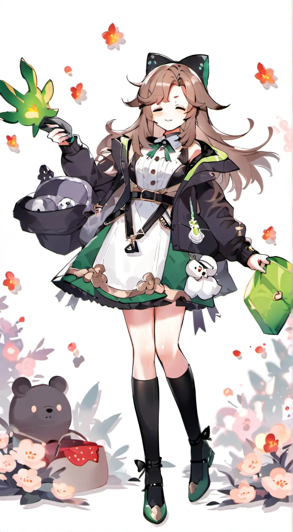 ai character: Fomi background