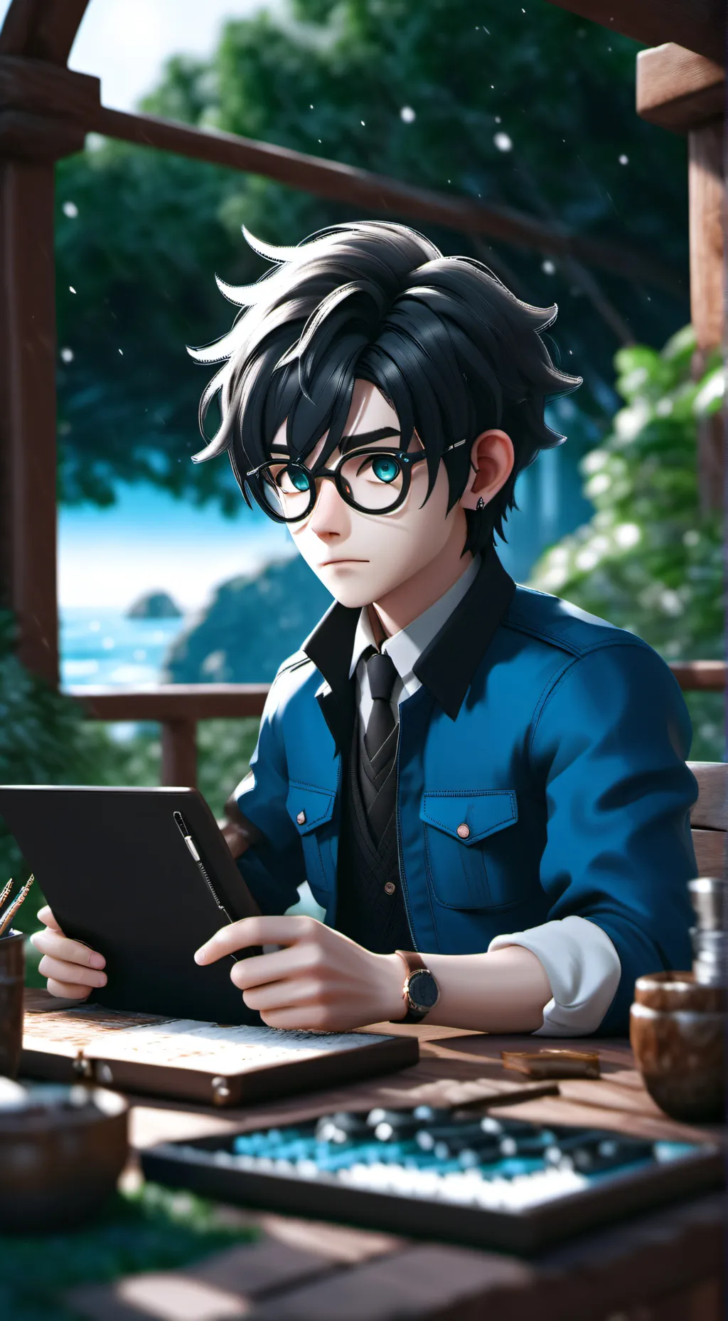 ai character: Xellence  background