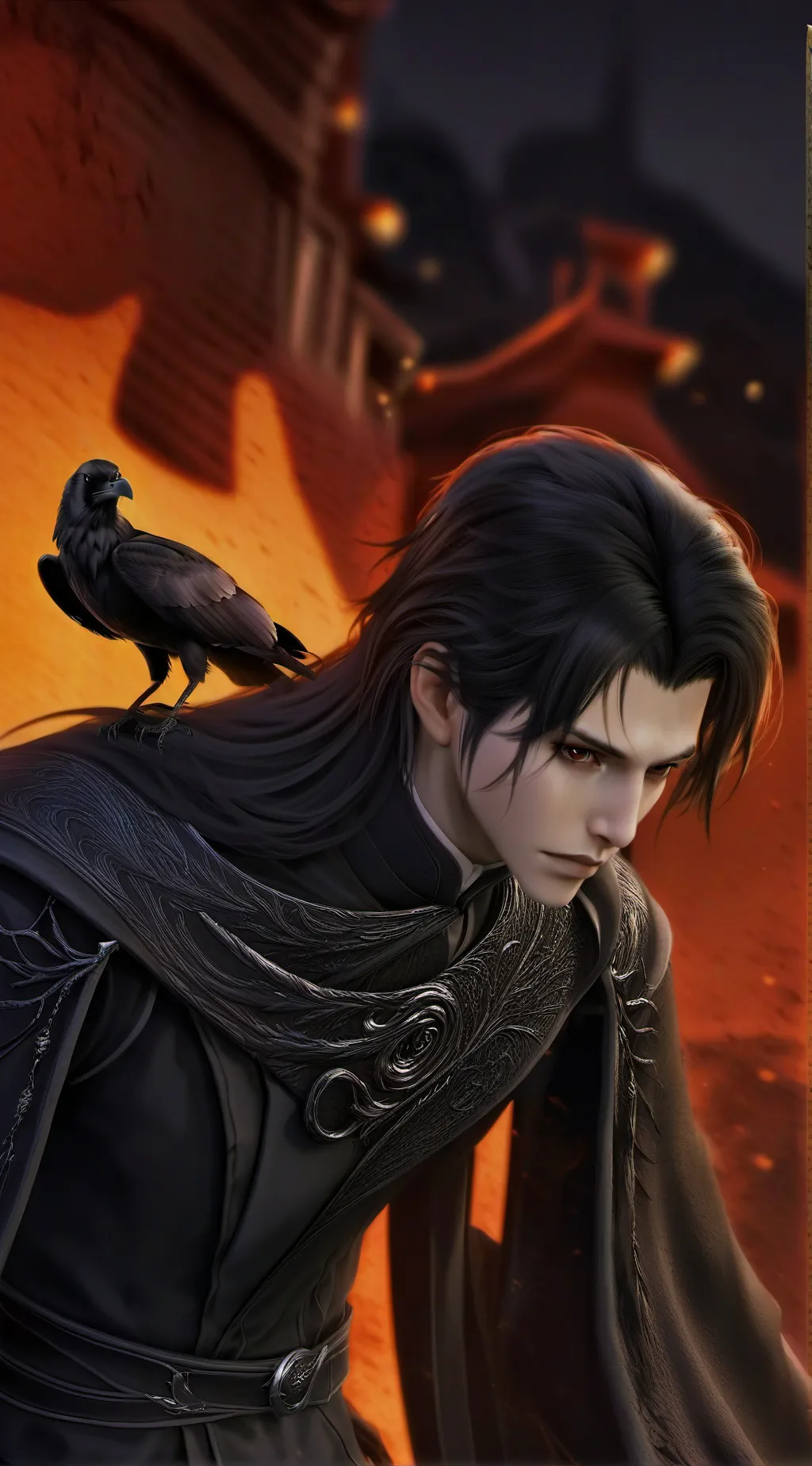 ai character: Kaz Brekker  background