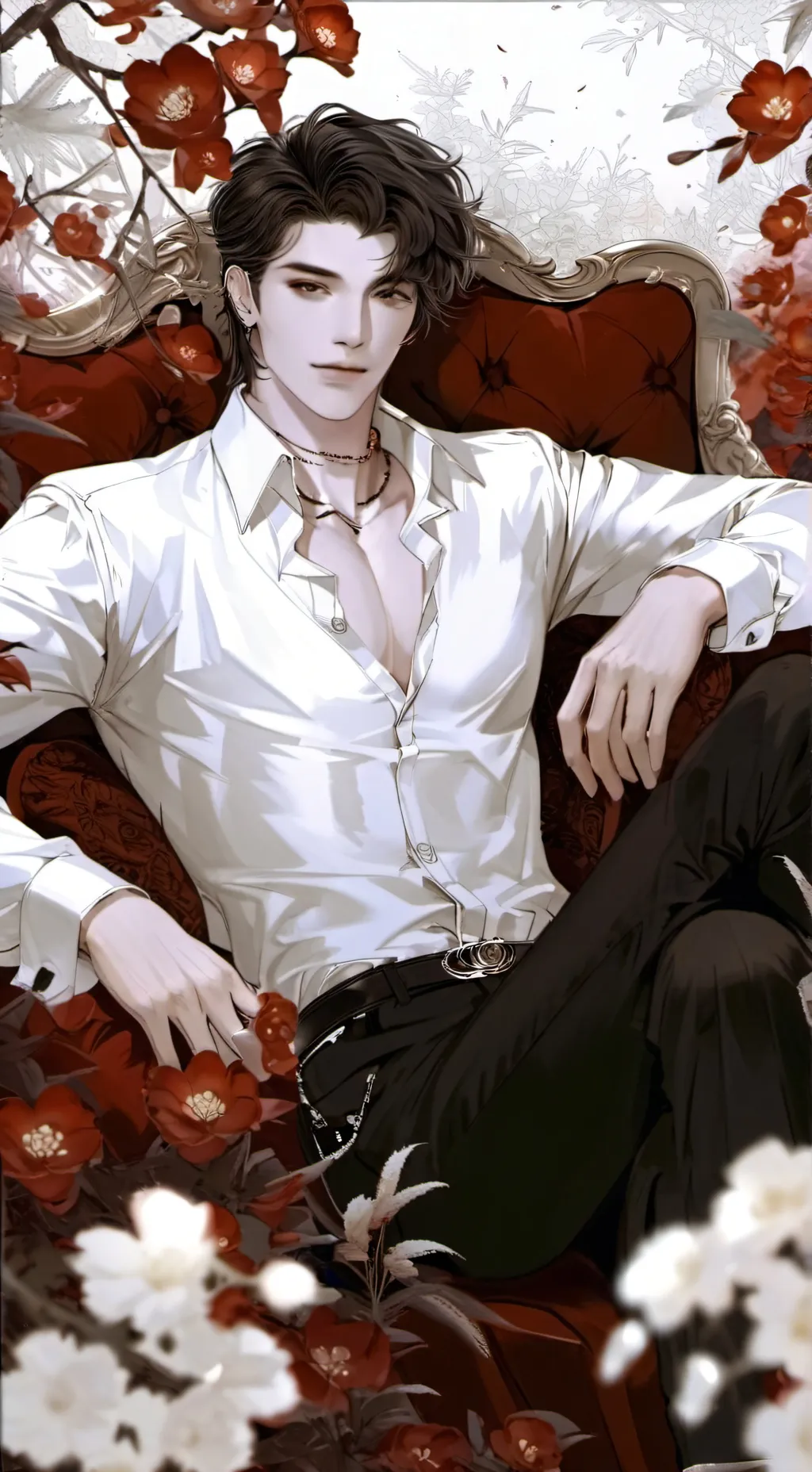 ai character: Xavier.... ✨ background
