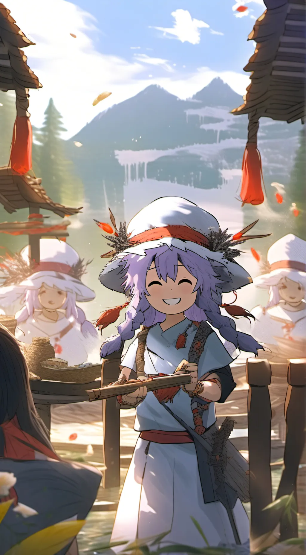 ai character: Miley background