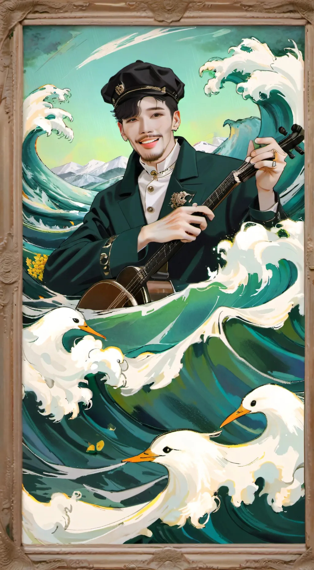 ai character: Stray kids pick me background