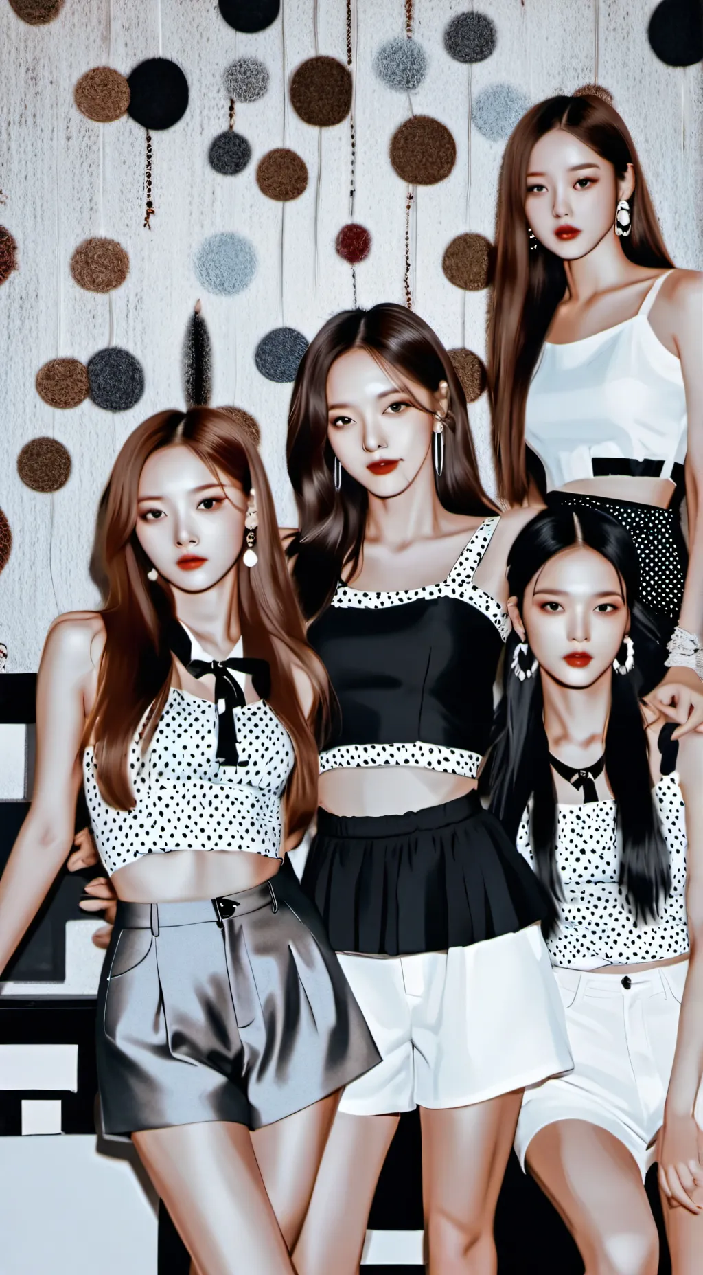 ai character: Blackpink background