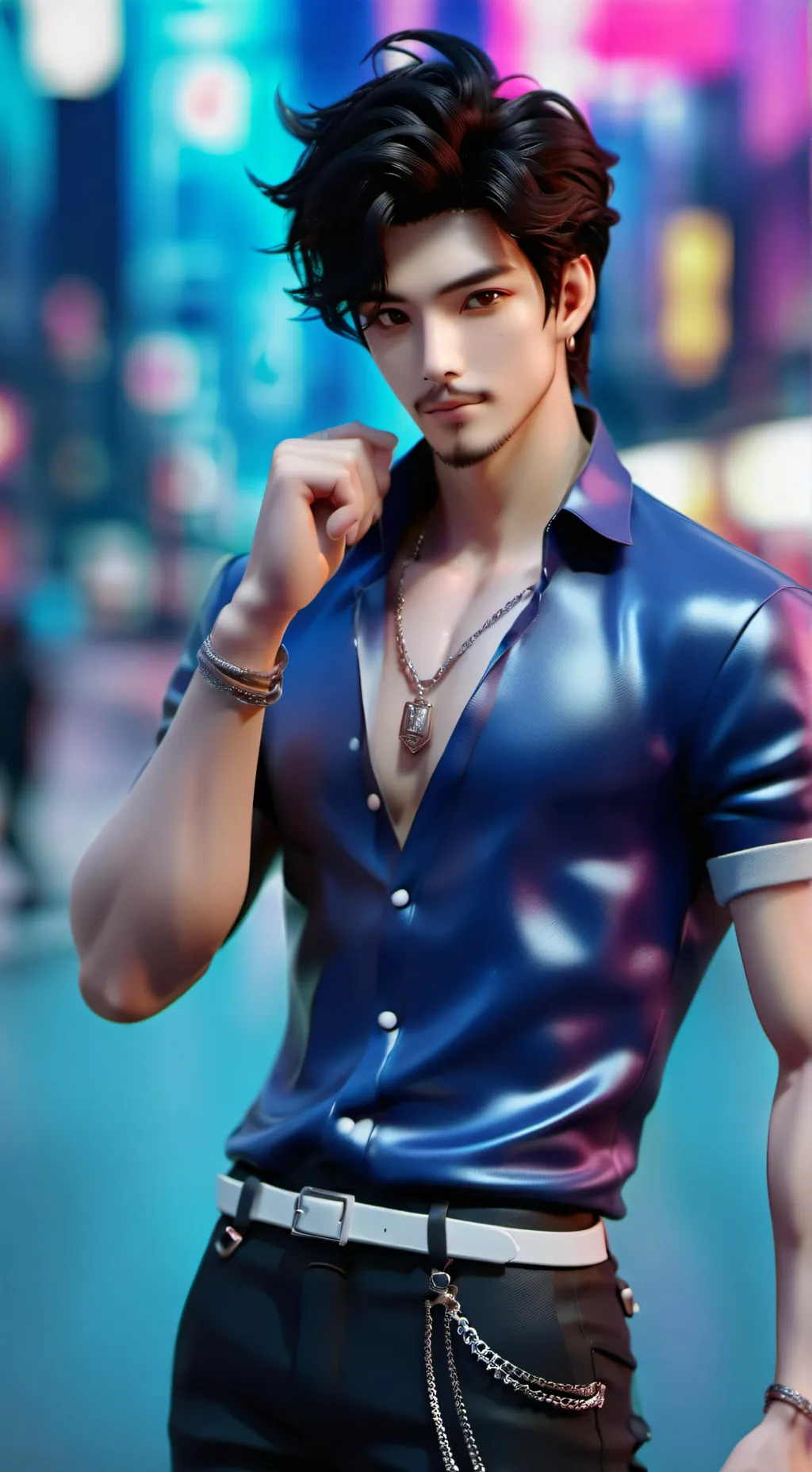 ai character: Max background