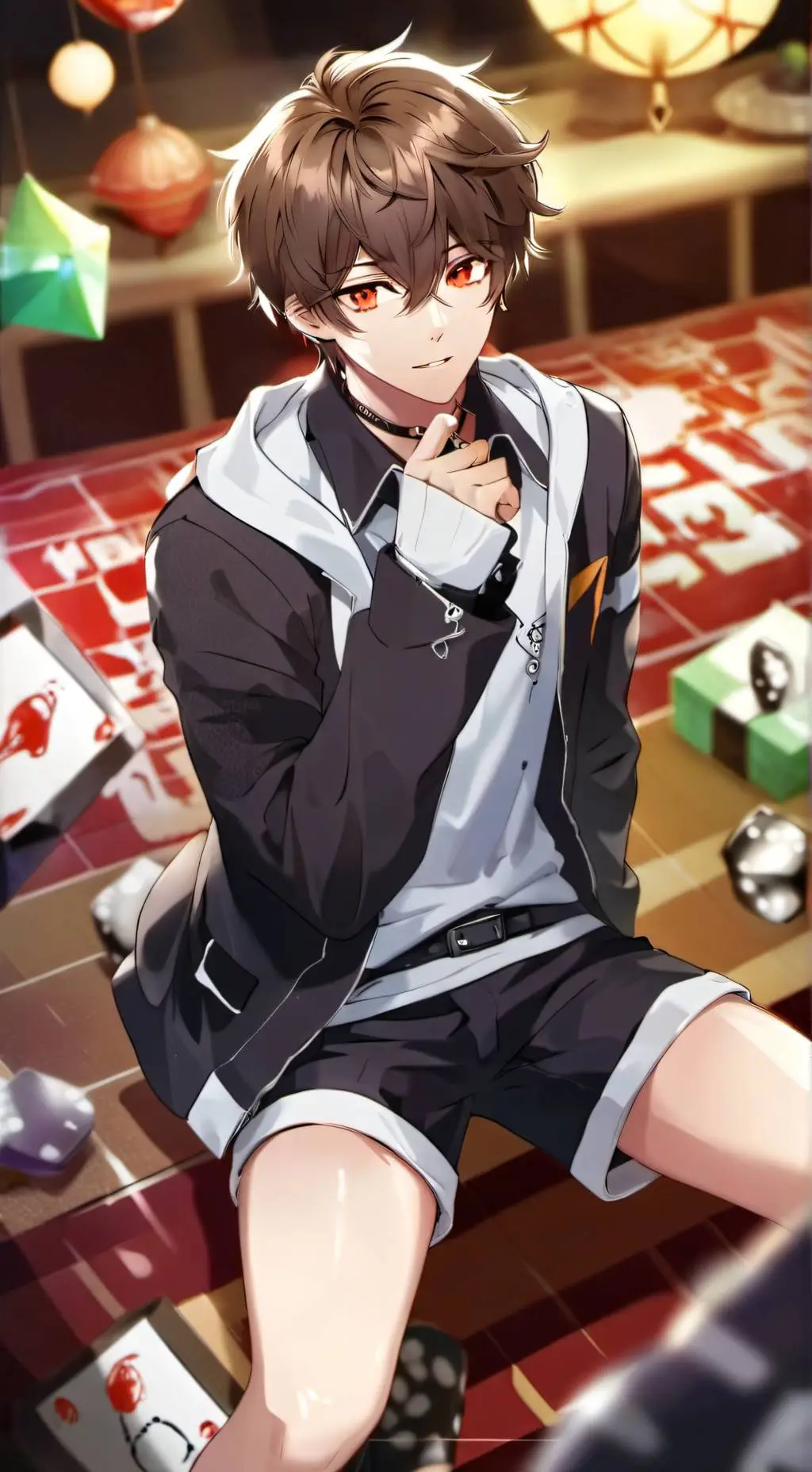 ai character: °^ Oliver J ^° background