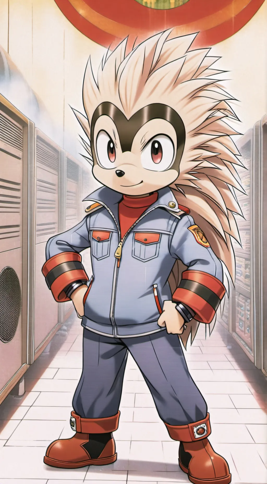 ai character: Spike  background