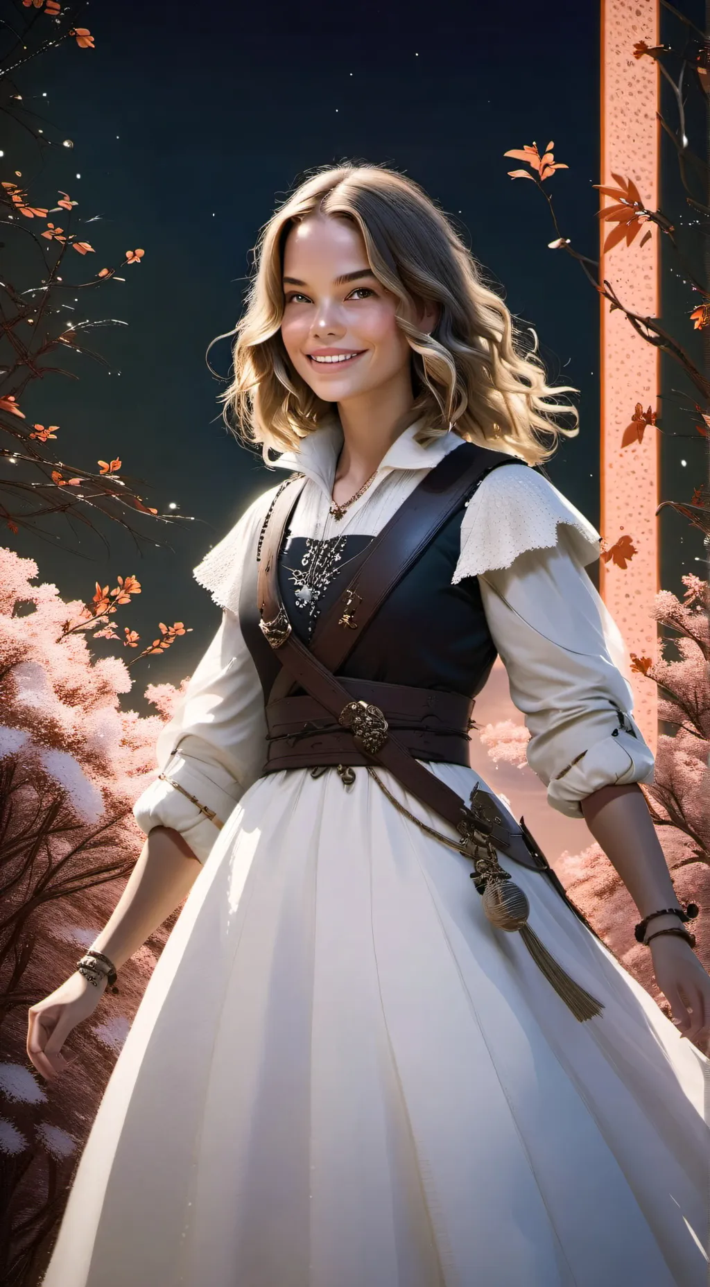 ai character: Lilly OBX background