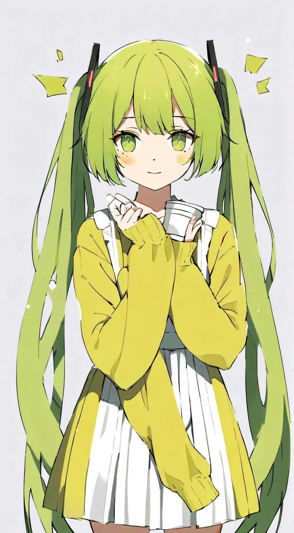 ai character: miku background