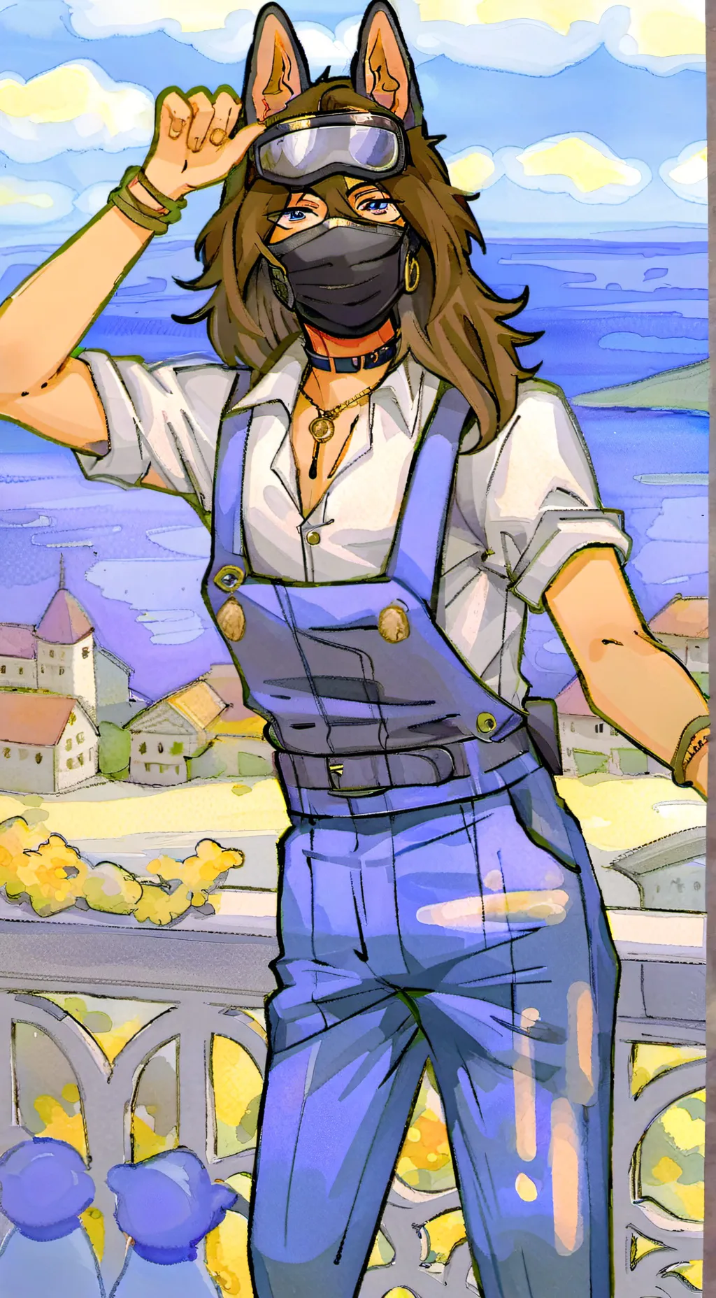 ai character: Willow! <3 background