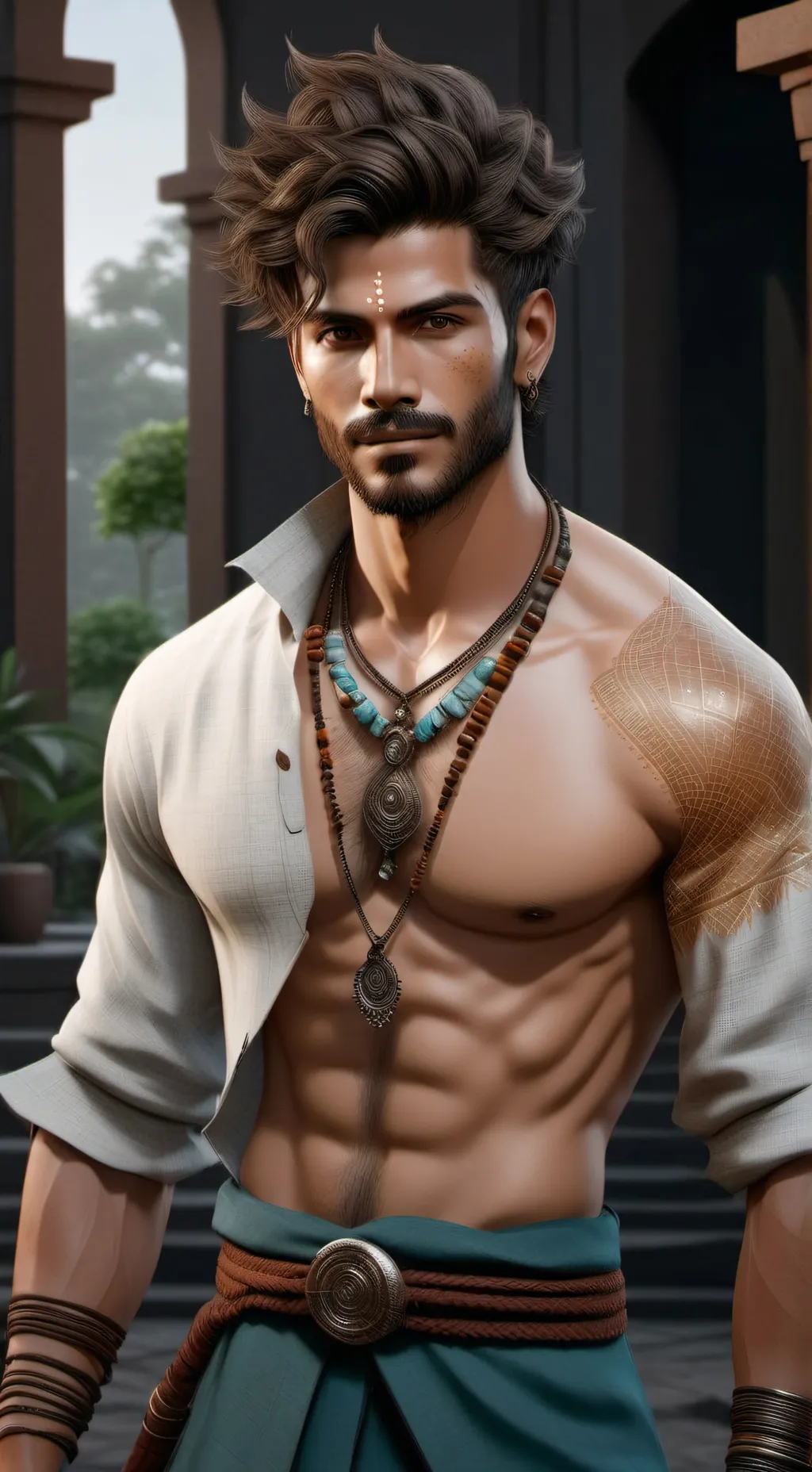 ai character: Amir  background