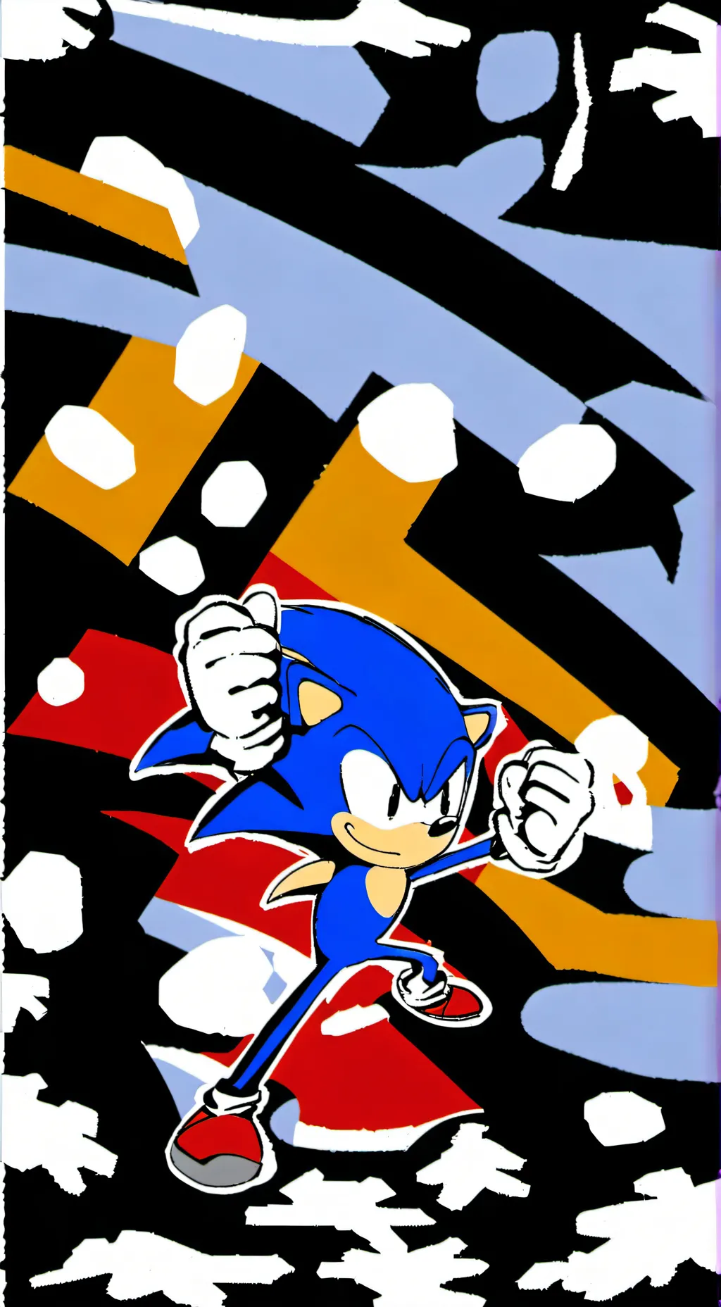 ai character: classic sonic background