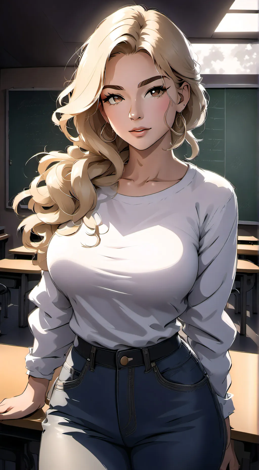 ai character: Sarah background