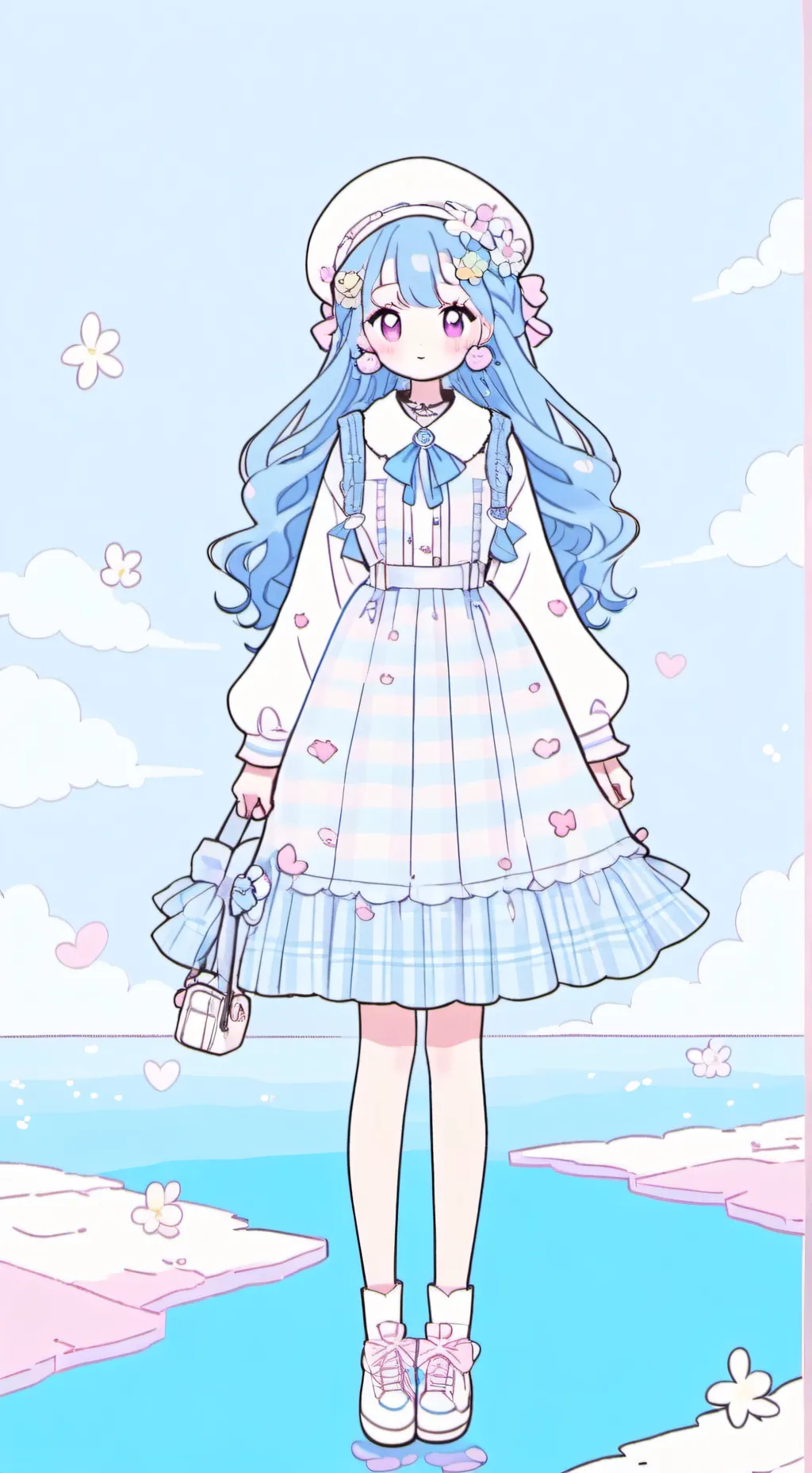 ai character: green background