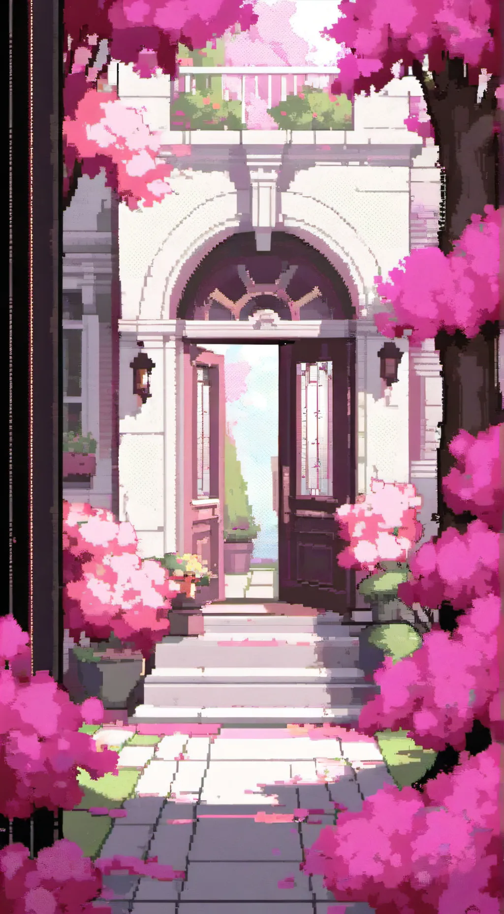 ai character: mha doors Floor 2 background