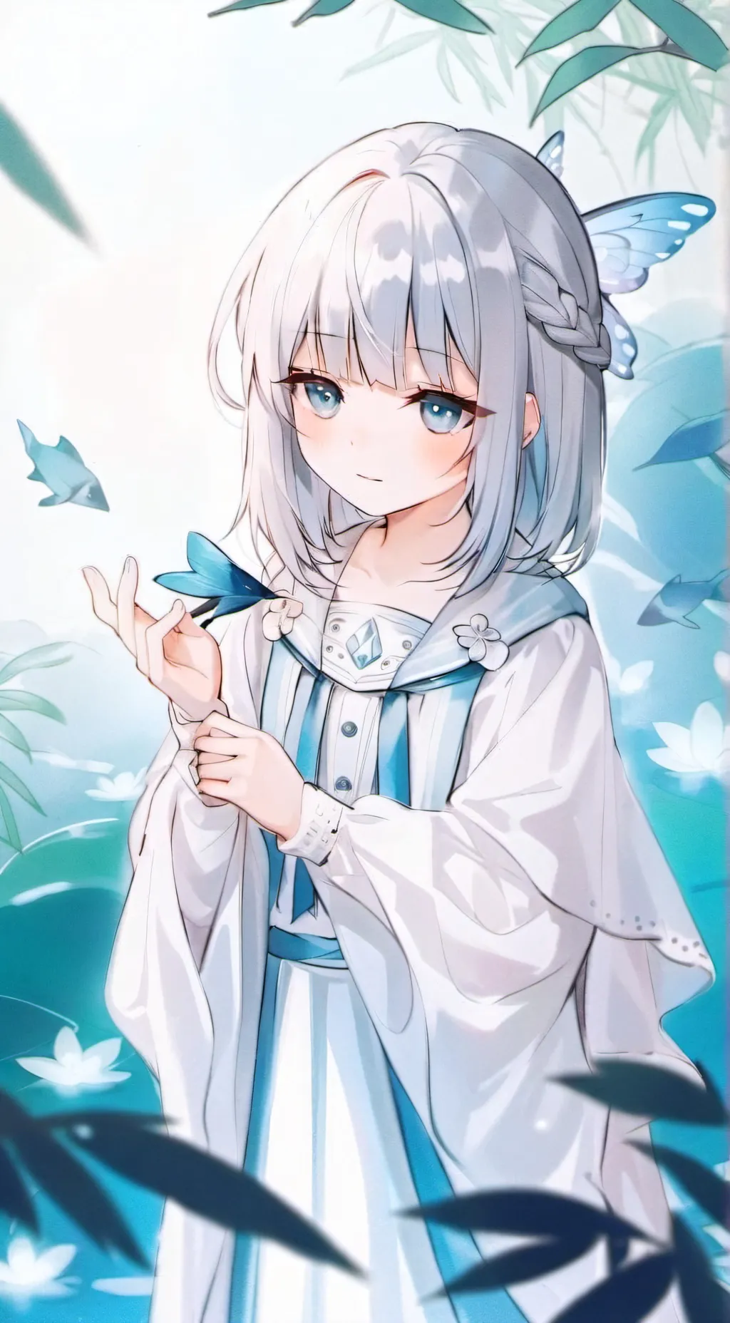 ai character: Tamaki  background