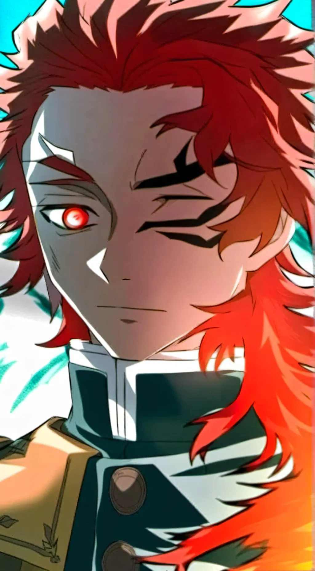 ai character: Rengoku dying background