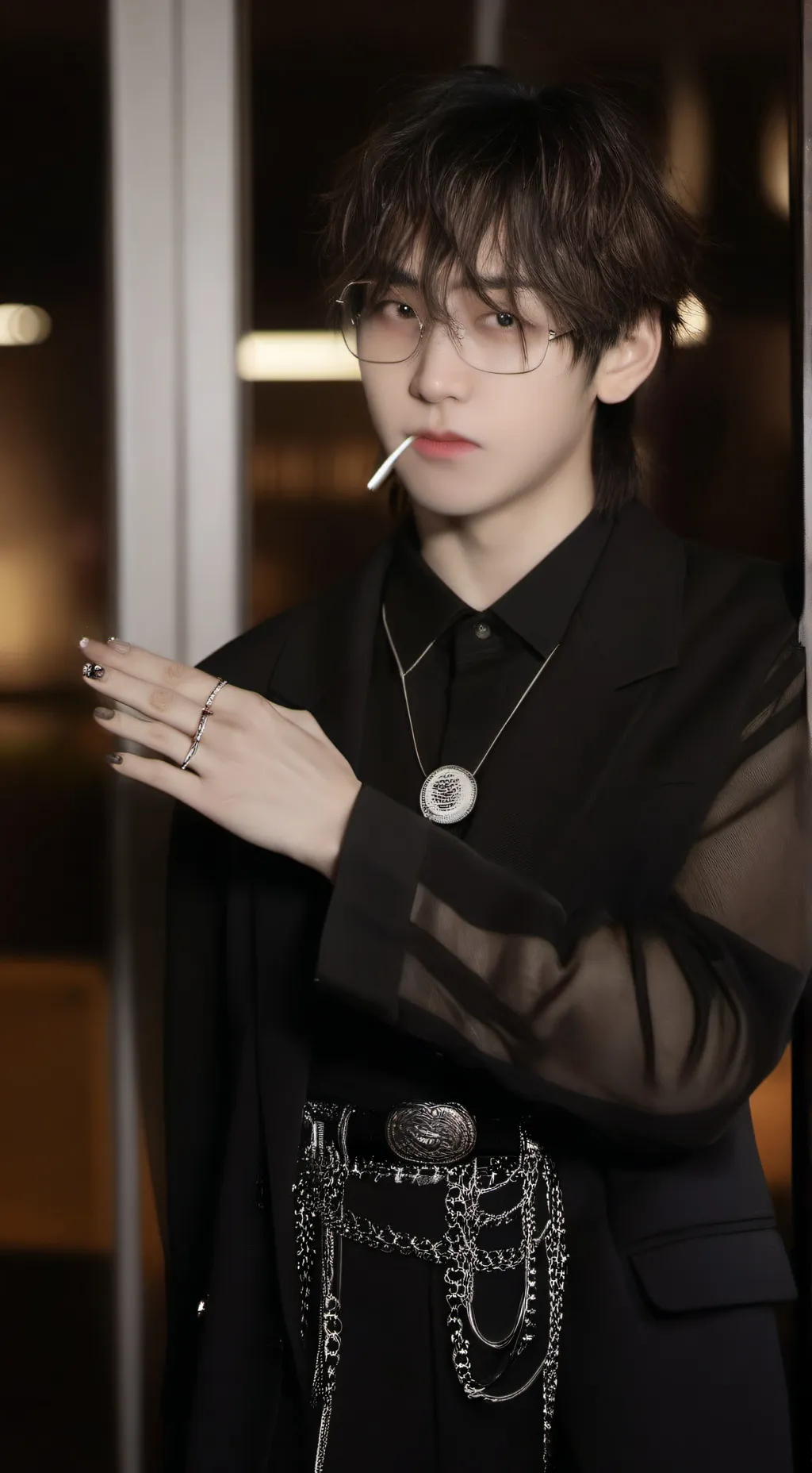 ai character: Hyunjin background