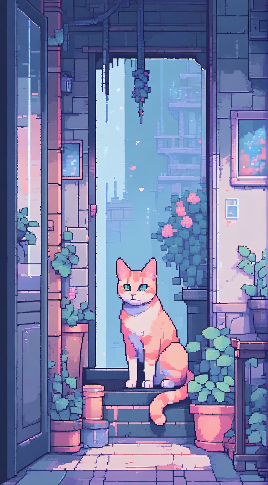 ai character: bad cat 🙀  background