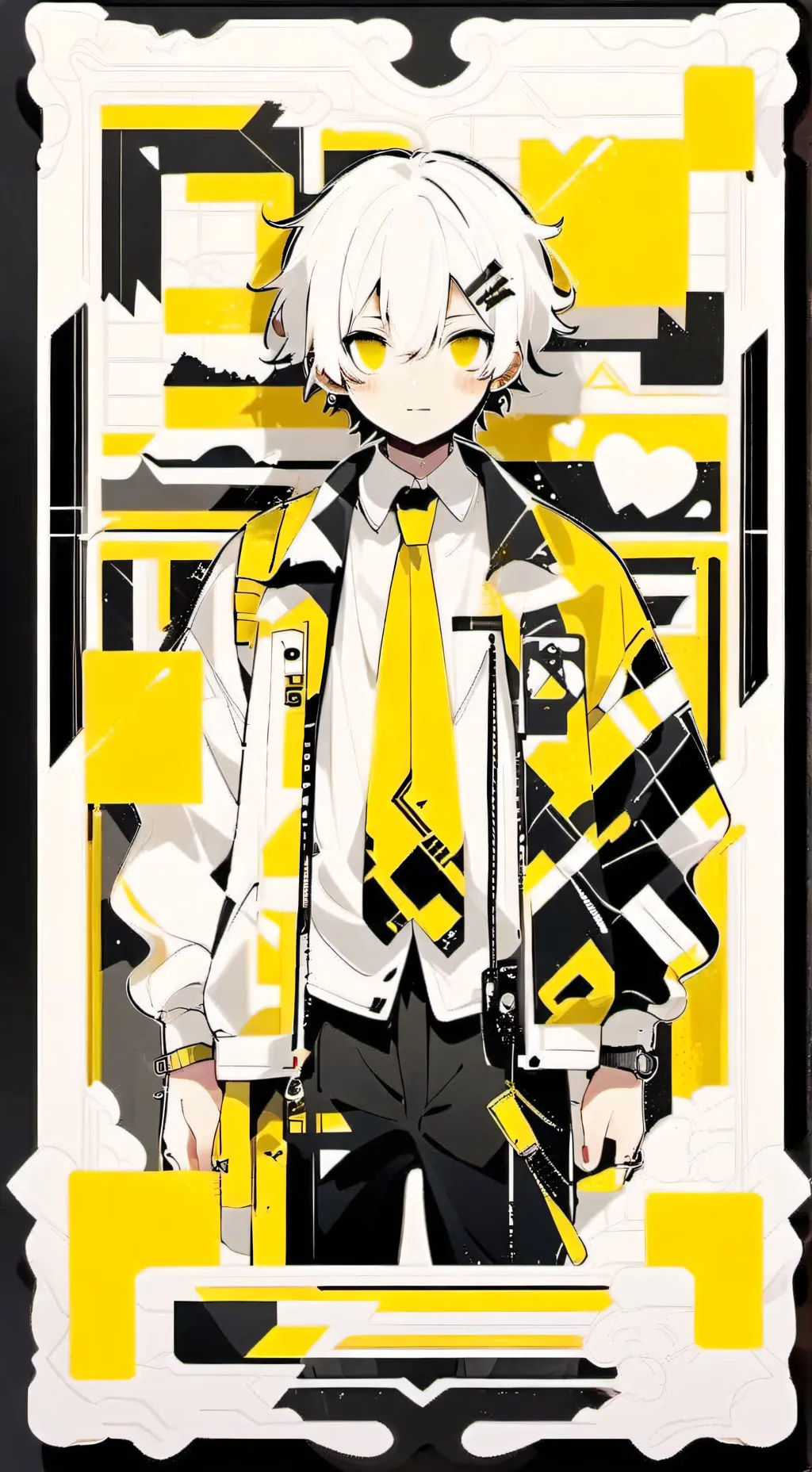 ai character: glitch ytt background