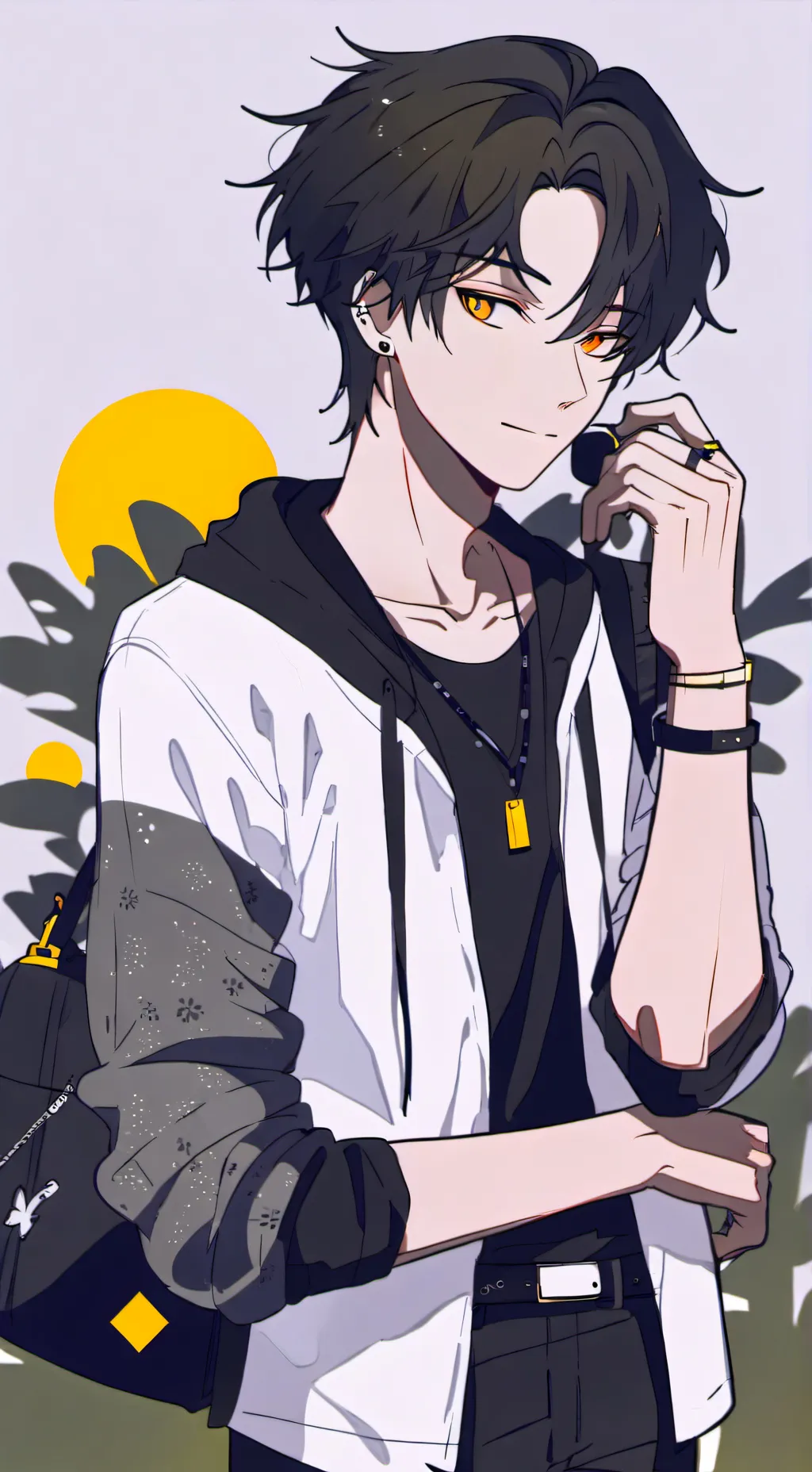 ai character: MHA x KNY background
