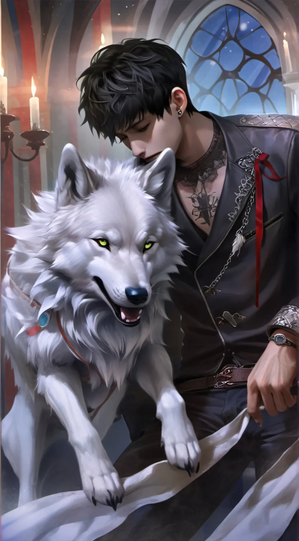 ai character: Leo background