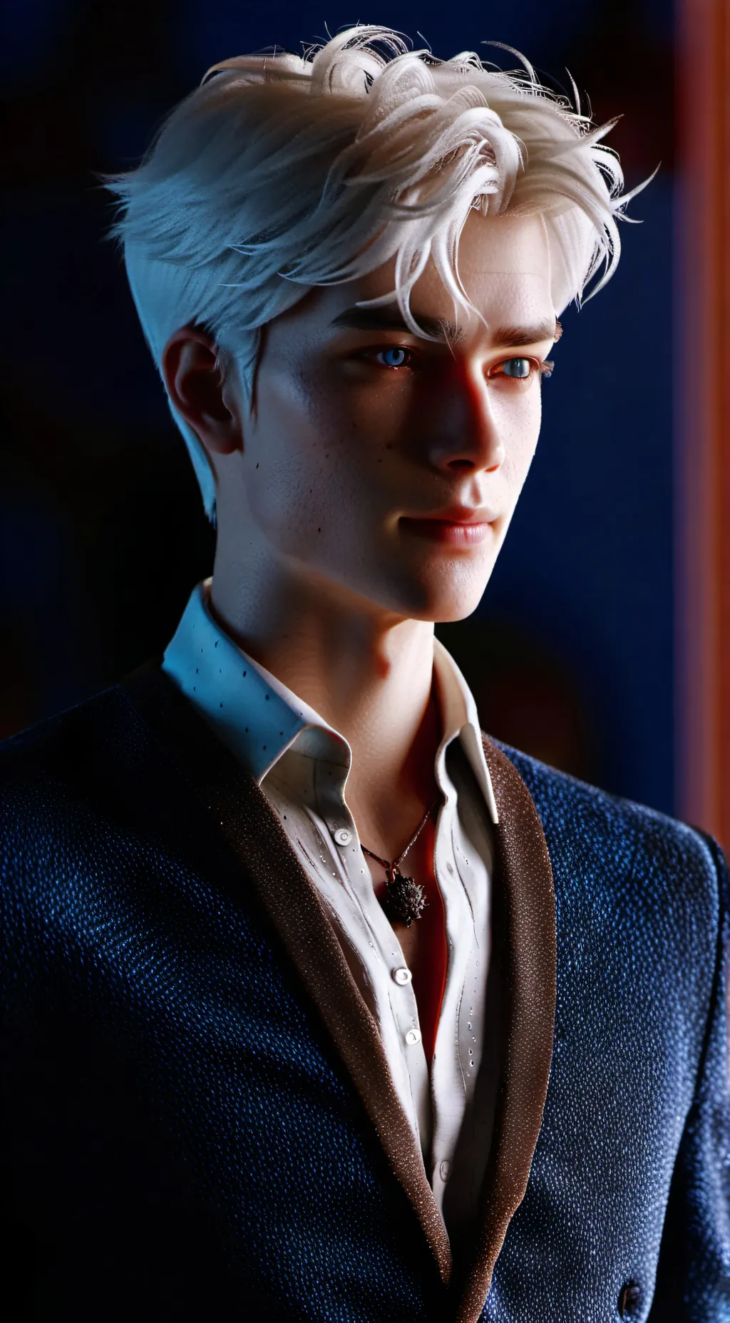 ai character: Leon background