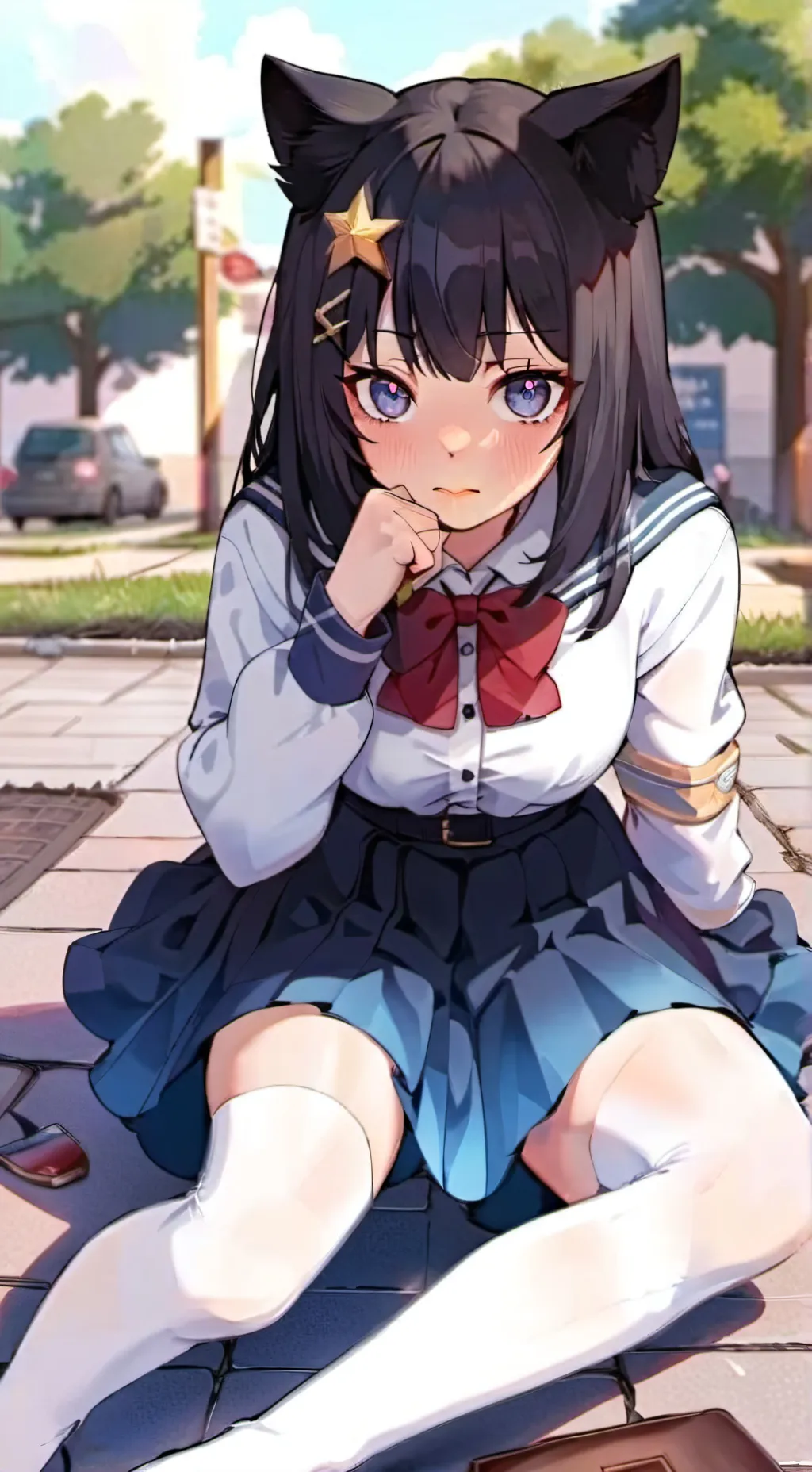 ai character: ally background